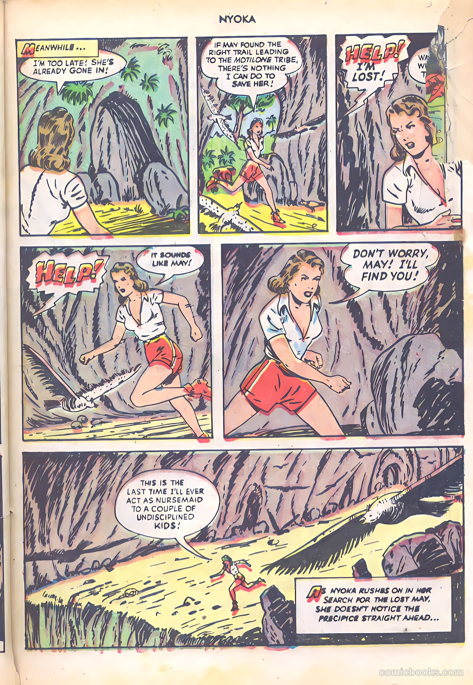 Nyoka the Jungle Girl #28 (1949) — page 15 of 52