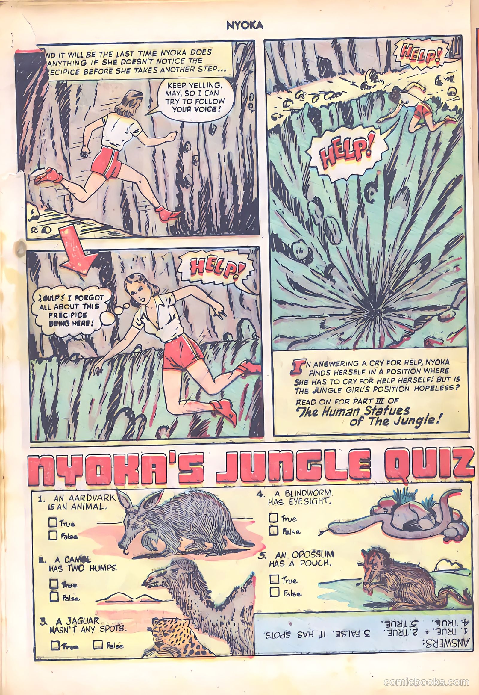 Nyoka the Jungle Girl #28 (1949) — page 16 of 52