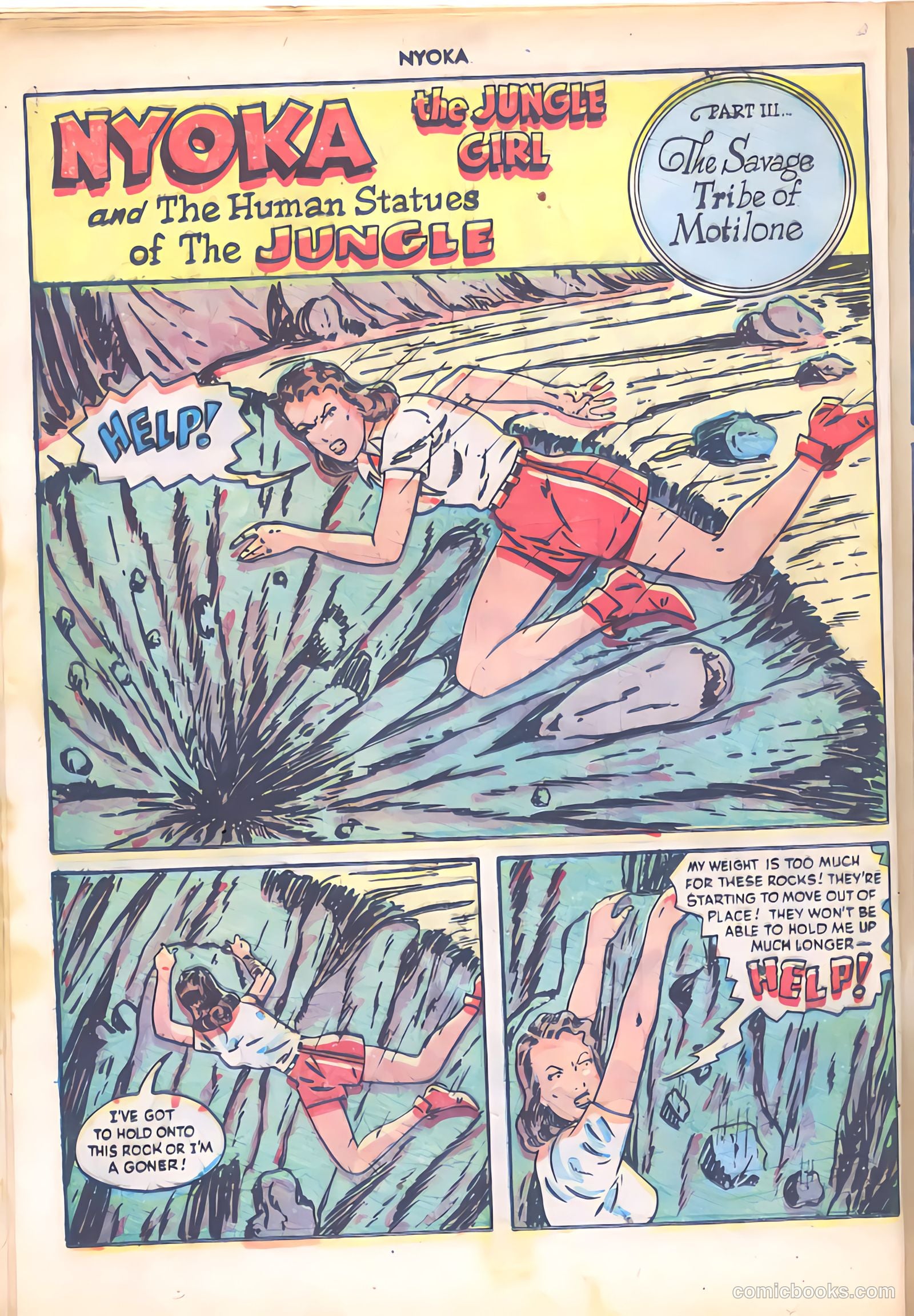 Nyoka the Jungle Girl #28 (1949) — page 22 of 52