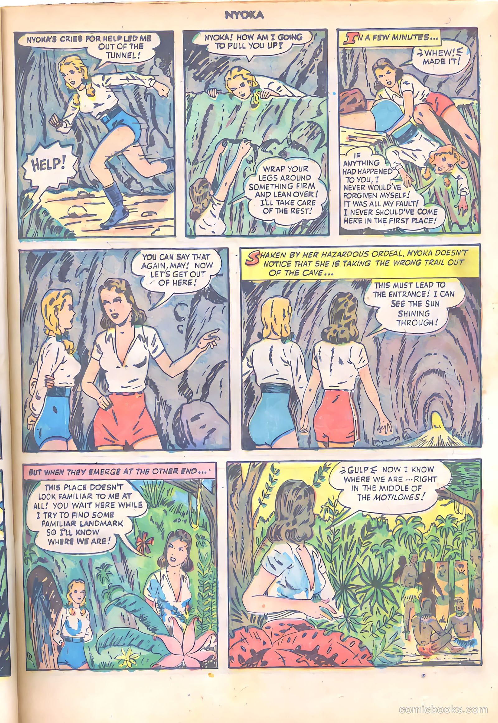 Nyoka the Jungle Girl #28 (1949) — page 23 of 52