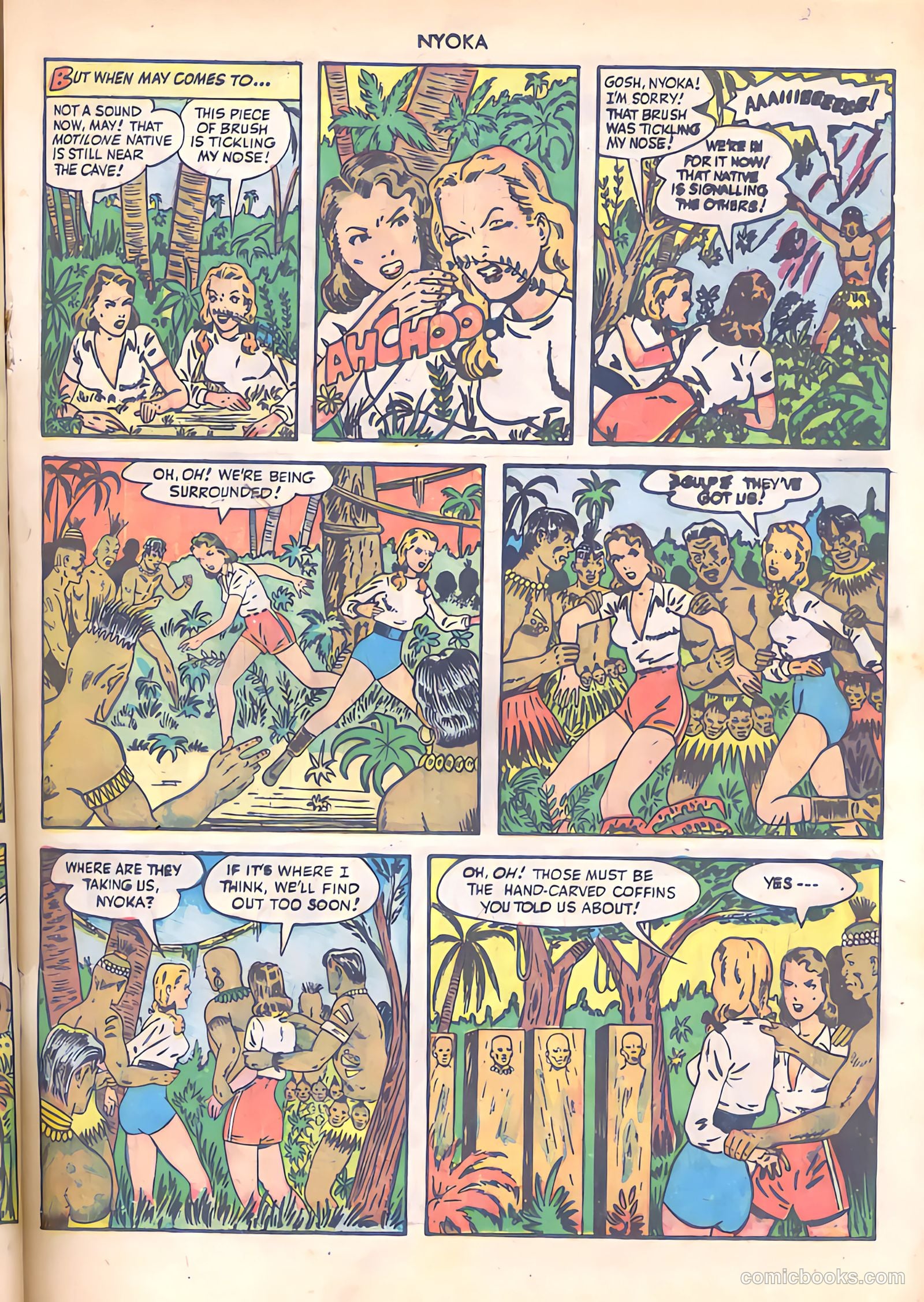 Nyoka the Jungle Girl #28 (1949) — page 25 of 52