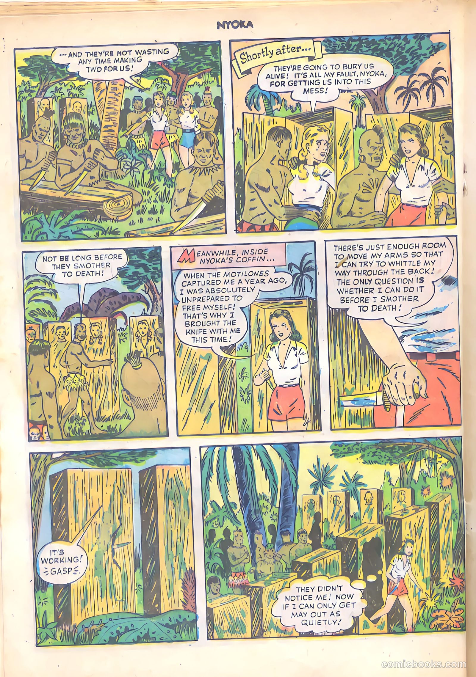 Nyoka the Jungle Girl #28 (1949) — page 26 of 52