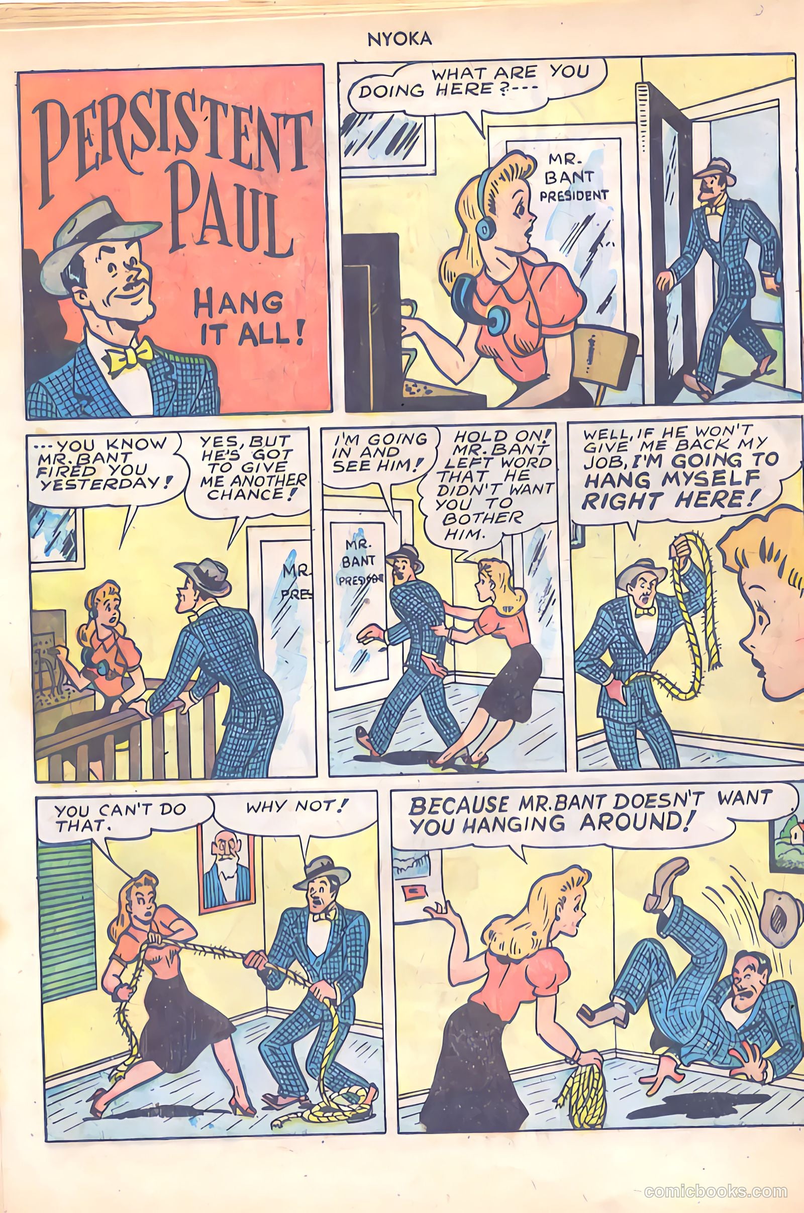 Nyoka the Jungle Girl #28 (1949) — page 28 of 52