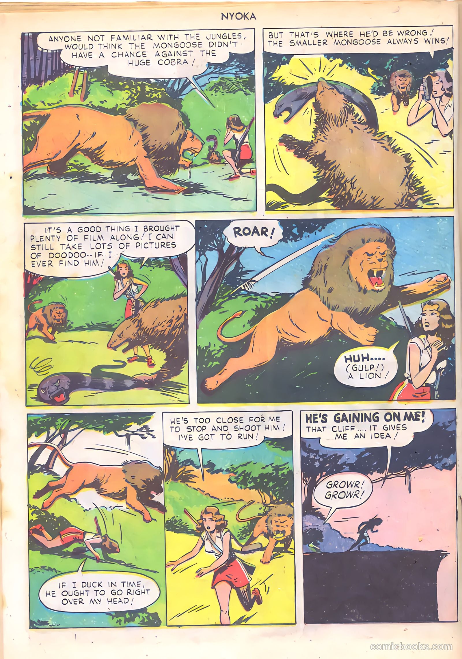 Nyoka the Jungle Girl #28 (1949) — page 32 of 52