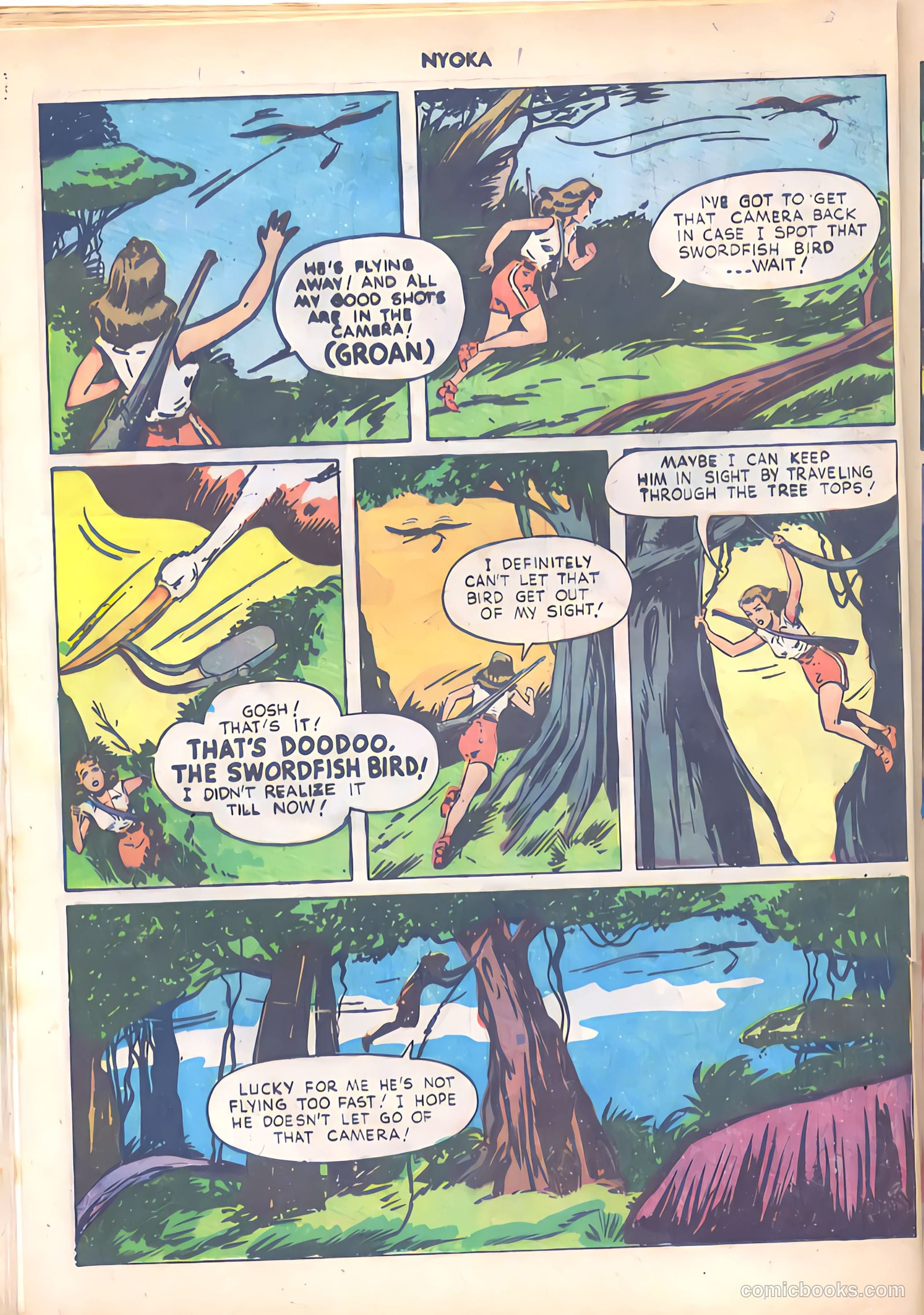 Nyoka the Jungle Girl #28 (1949) — page 34 of 52