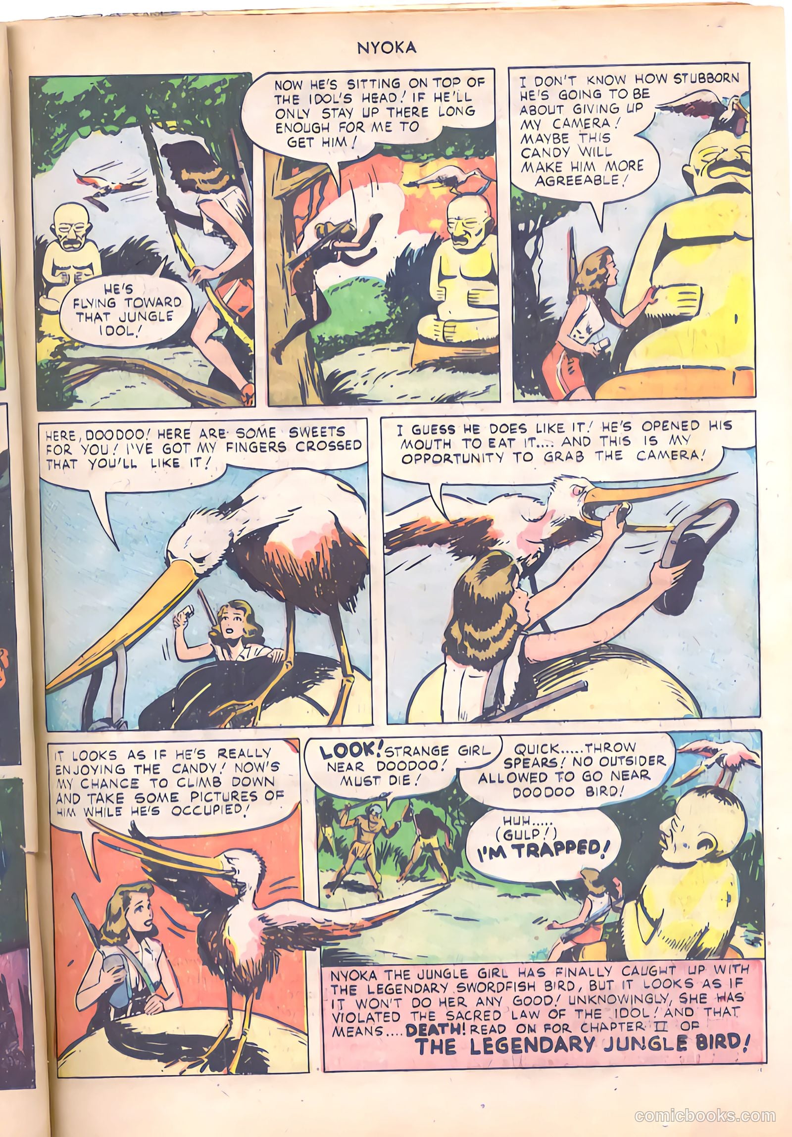 Nyoka the Jungle Girl #28 (1949) — page 35 of 52