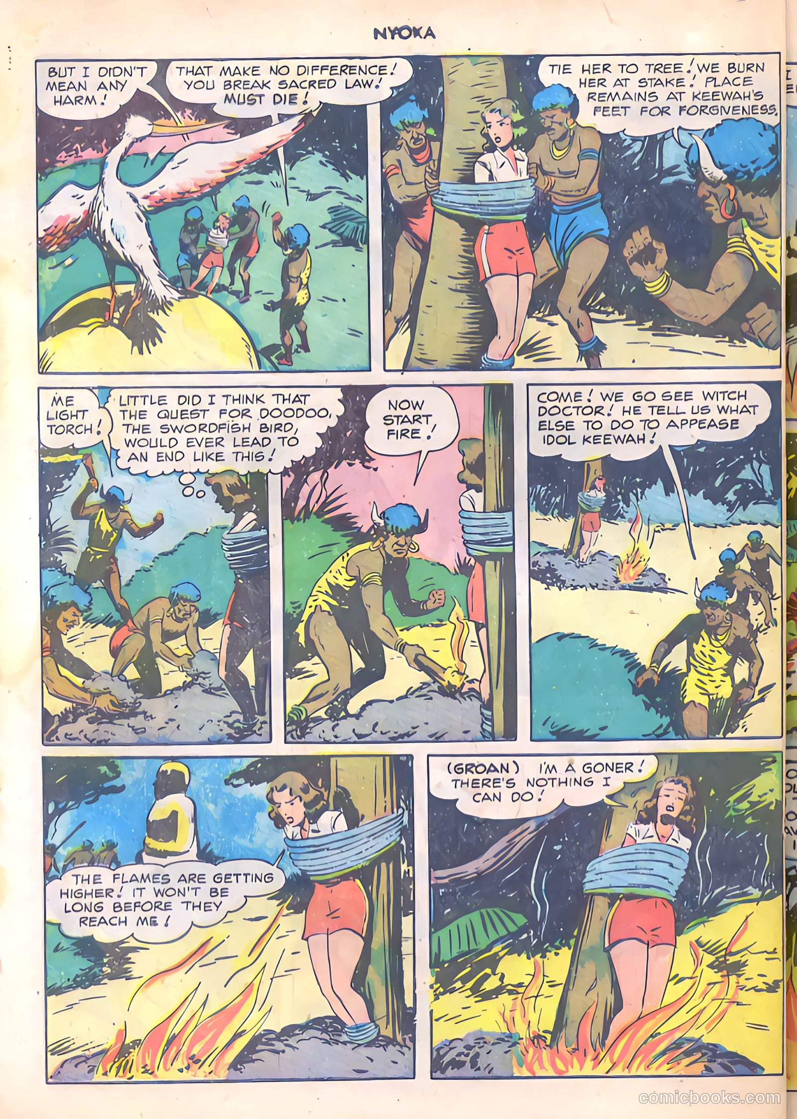 Nyoka the Jungle Girl #28 (1949) — page 44 of 52