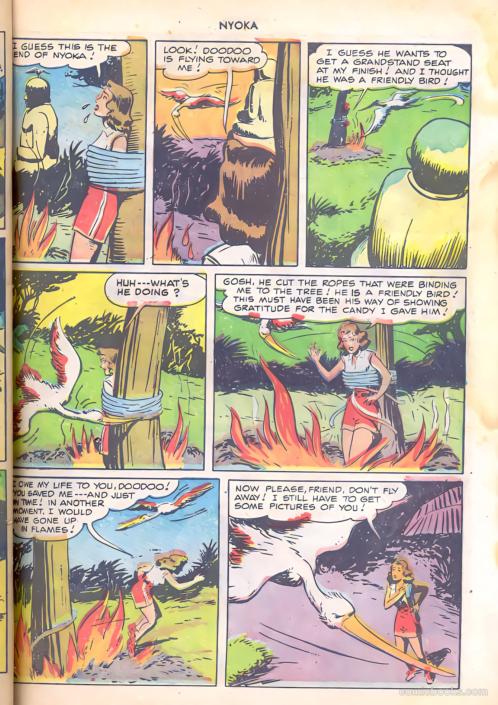Nyoka the Jungle Girl #28 (1949) — page 45 of 52