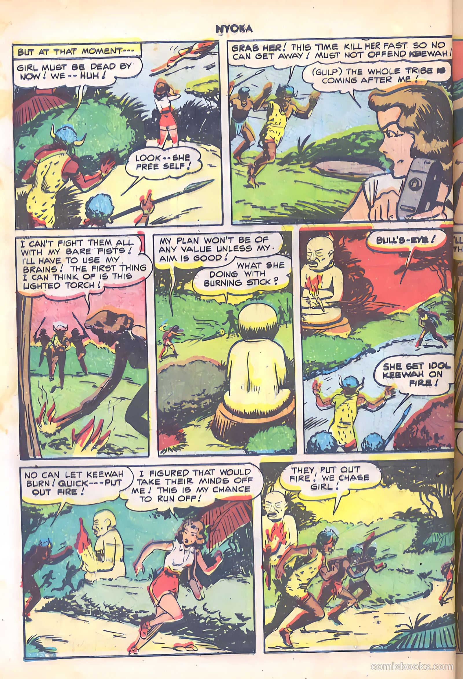 Nyoka the Jungle Girl #28 (1949) — page 46 of 52