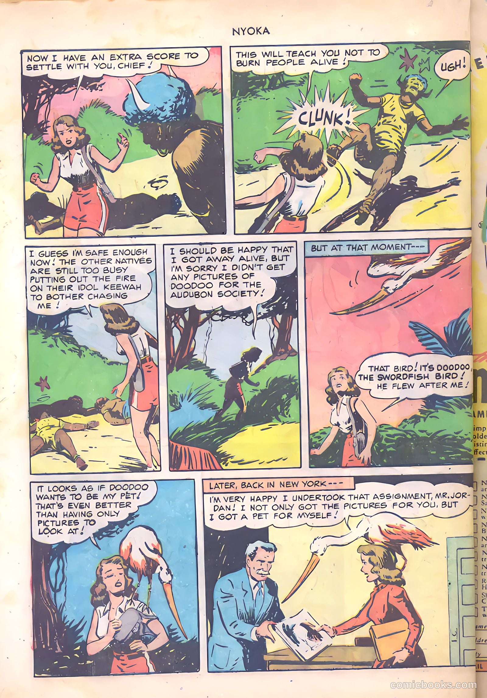 Nyoka the Jungle Girl #28 (1949) — page 48 of 52
