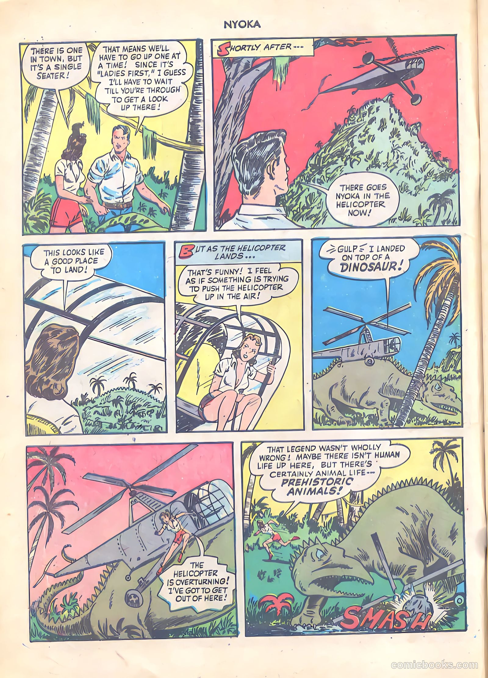 Nyoka the Jungle Girl #29 (1949) — page 6 of 52