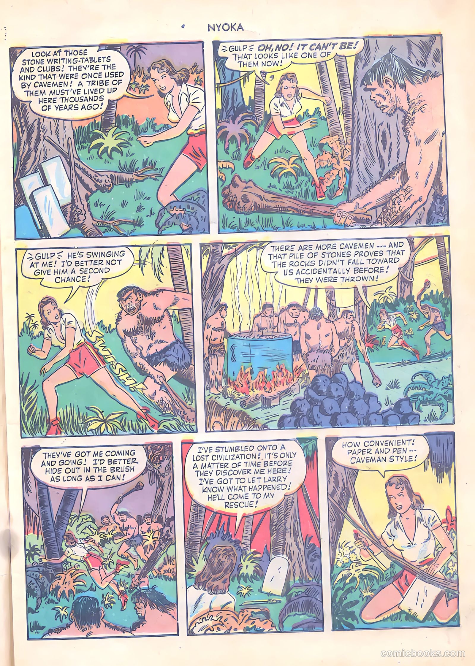 Nyoka the Jungle Girl #29 (1949) — page 7 of 52