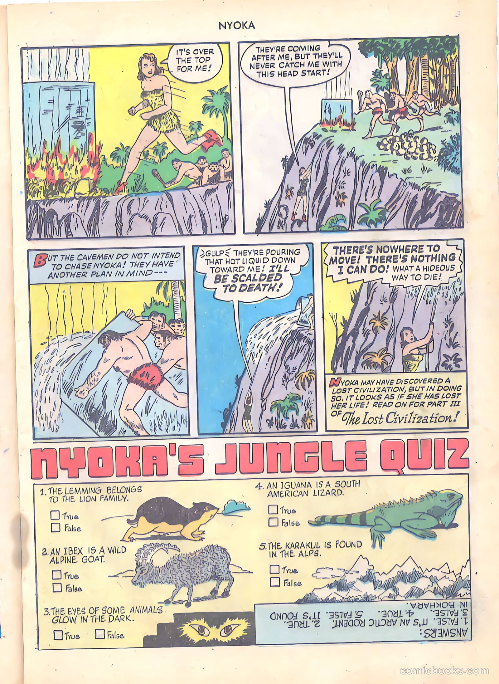 Nyoka the Jungle Girl #29 (1949) — page 17 of 52