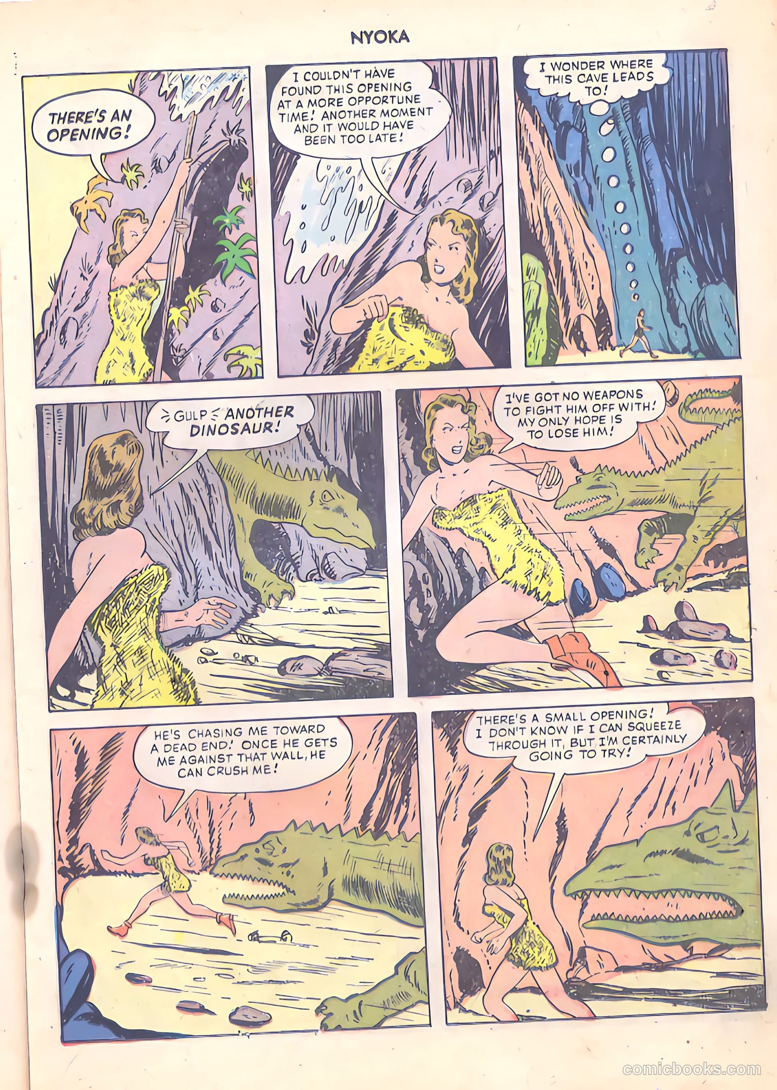 Nyoka the Jungle Girl #29 (1949) — page 23 of 52