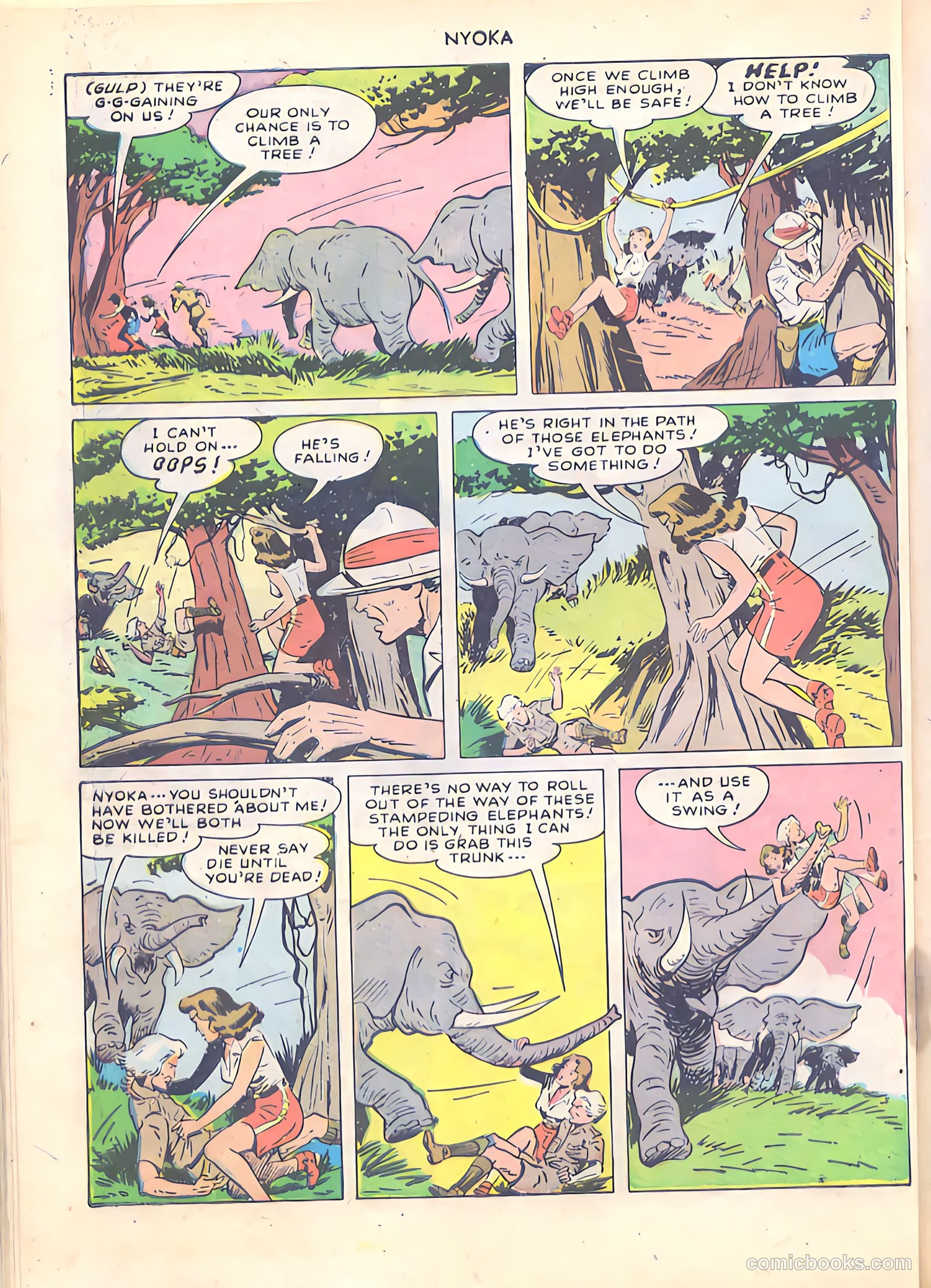 Nyoka the Jungle Girl #29 (1949) — page 34 of 52