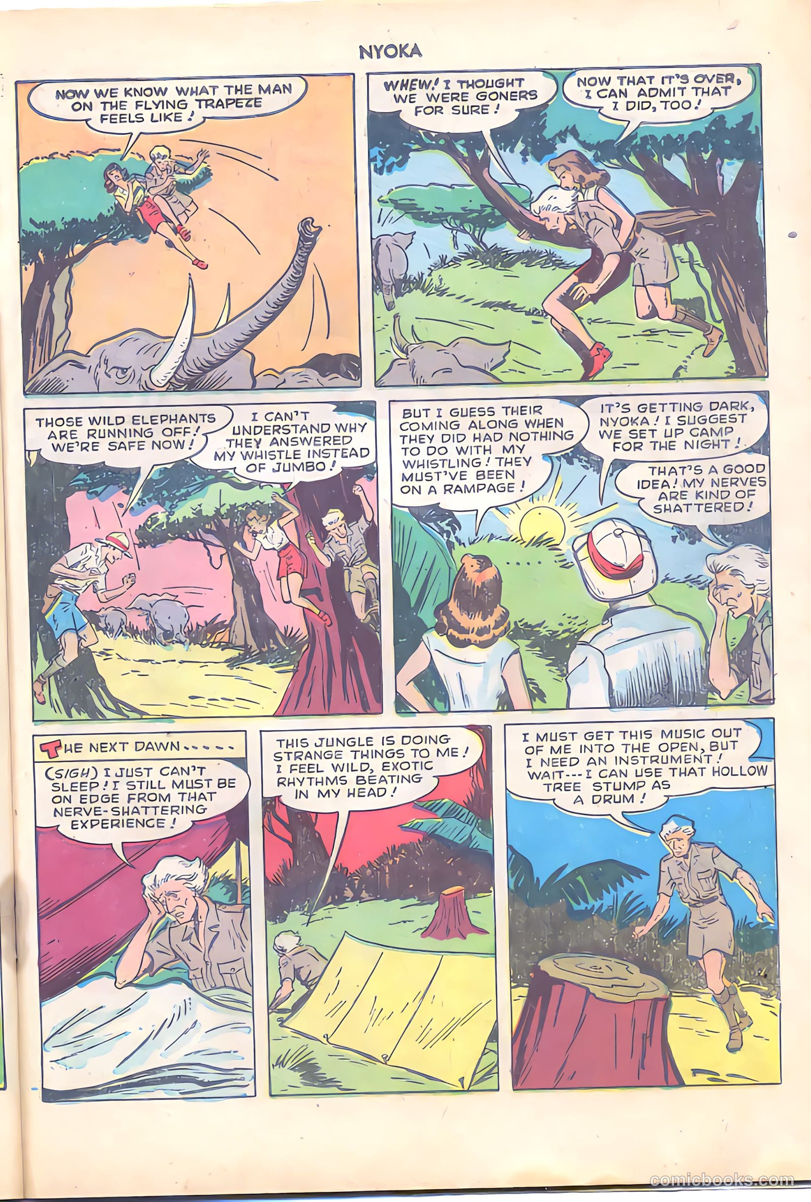 Nyoka the Jungle Girl #29 (1949) — page 35 of 52