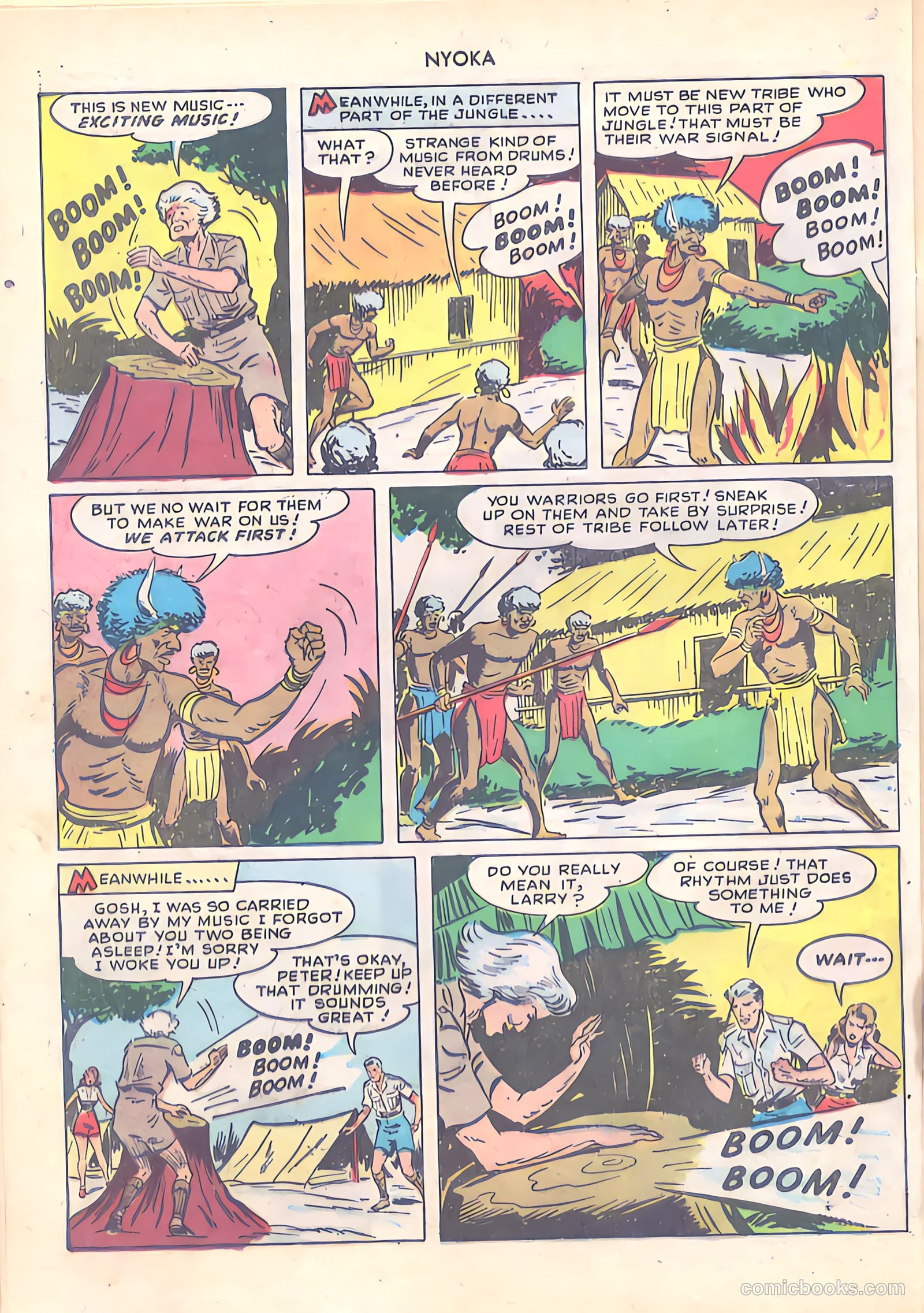 Nyoka the Jungle Girl #29 (1949) — page 36 of 52