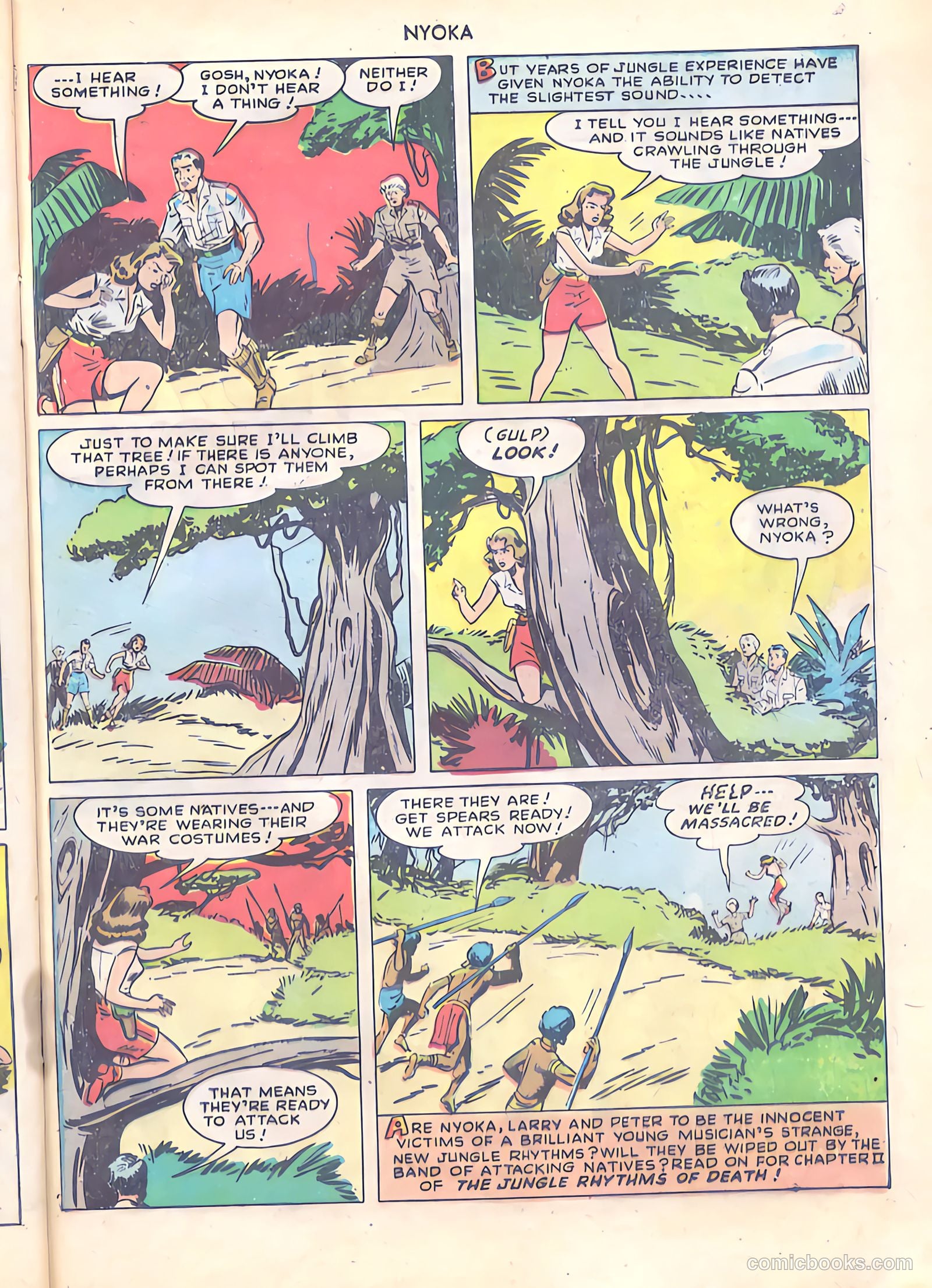 Nyoka the Jungle Girl #29 (1949) — page 37 of 52