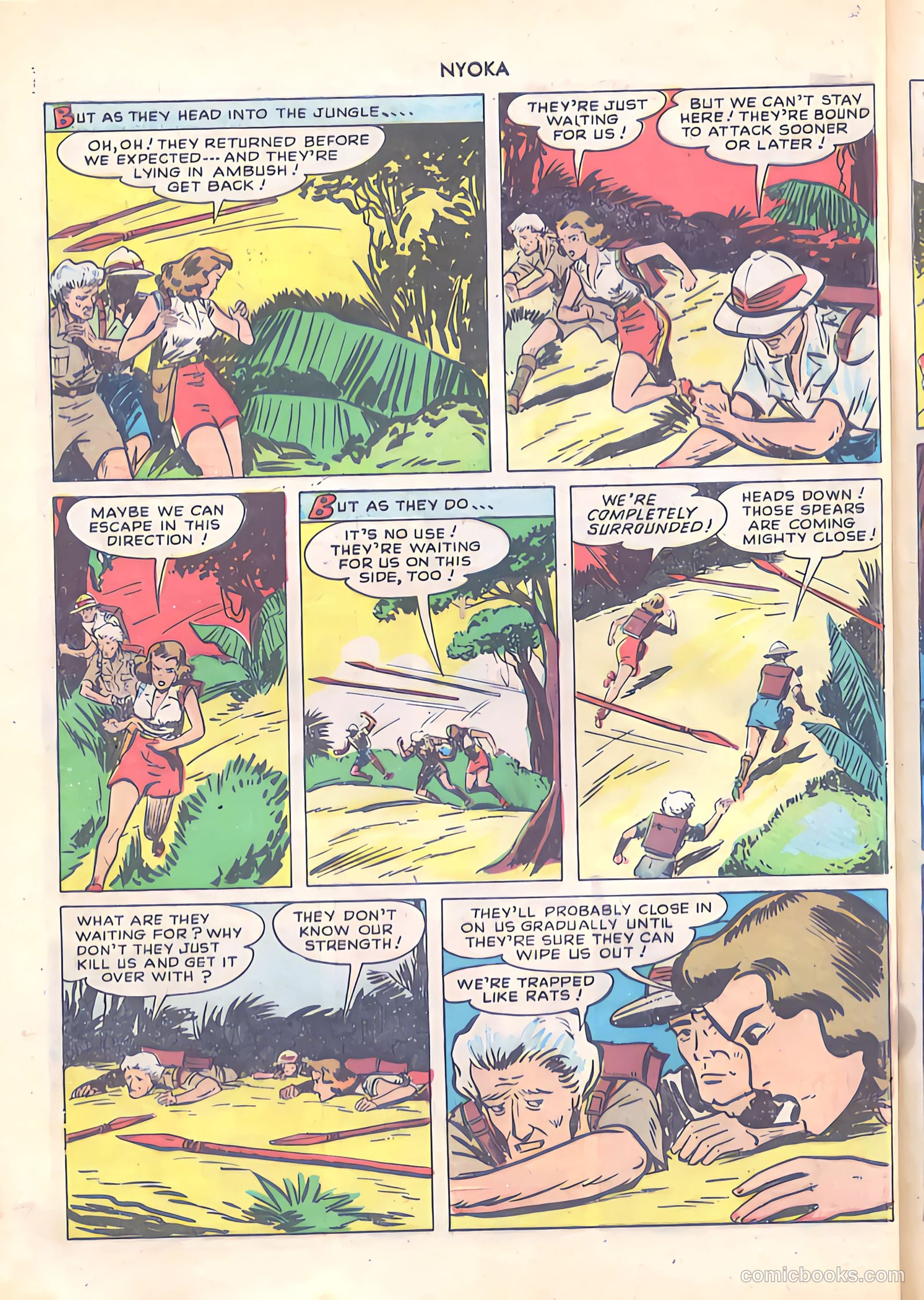 Nyoka the Jungle Girl #29 (1949) — page 44 of 52