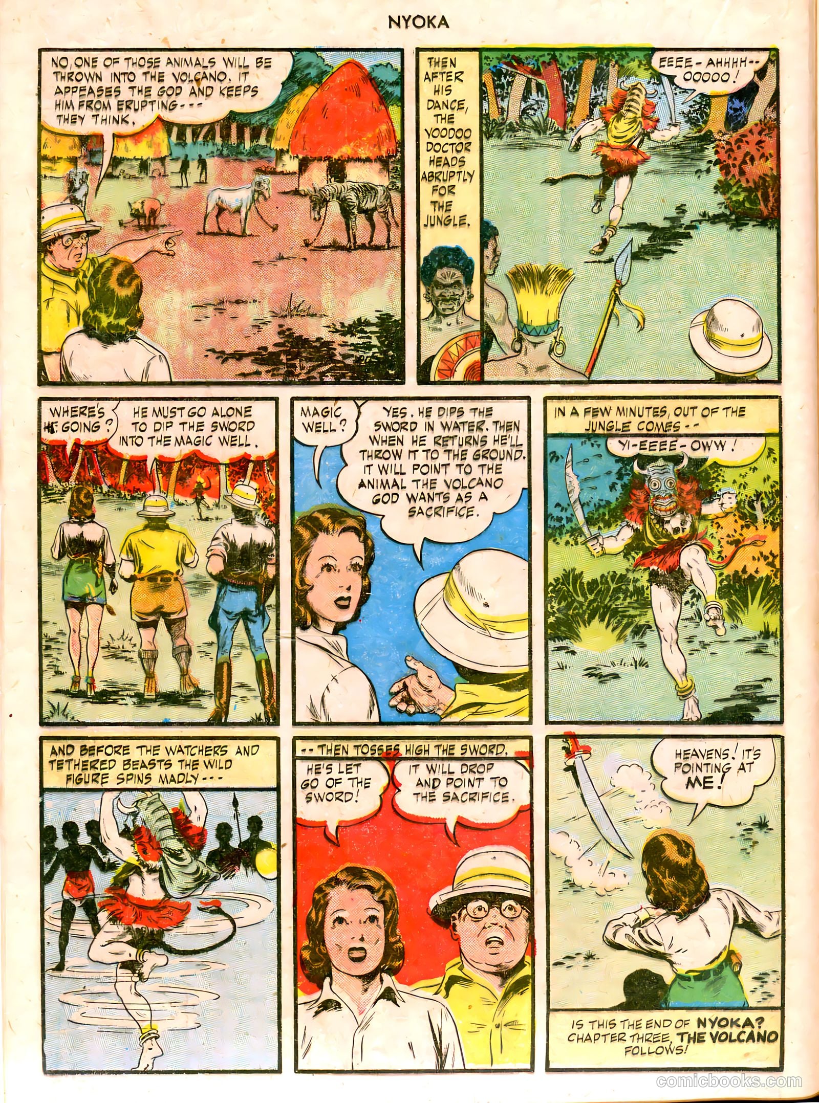 Nyoka the Jungle Girl #3 (1946) — page 16 of 36