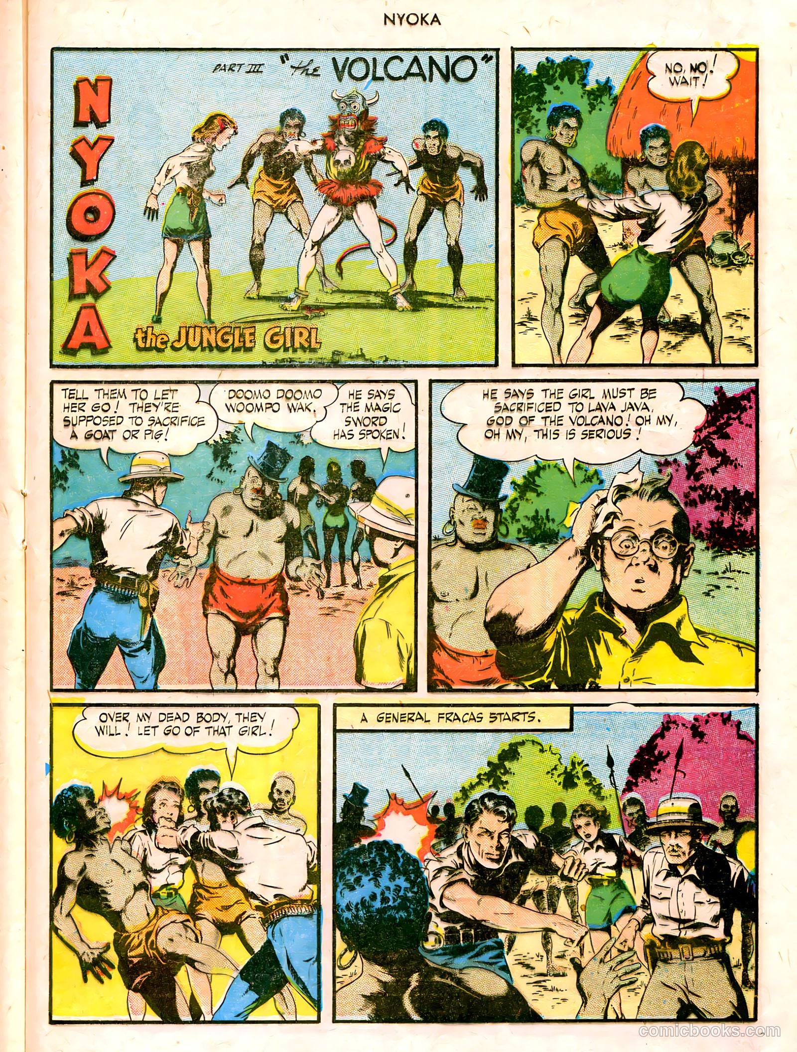 Nyoka the Jungle Girl #3 (1946) — page 21 of 36