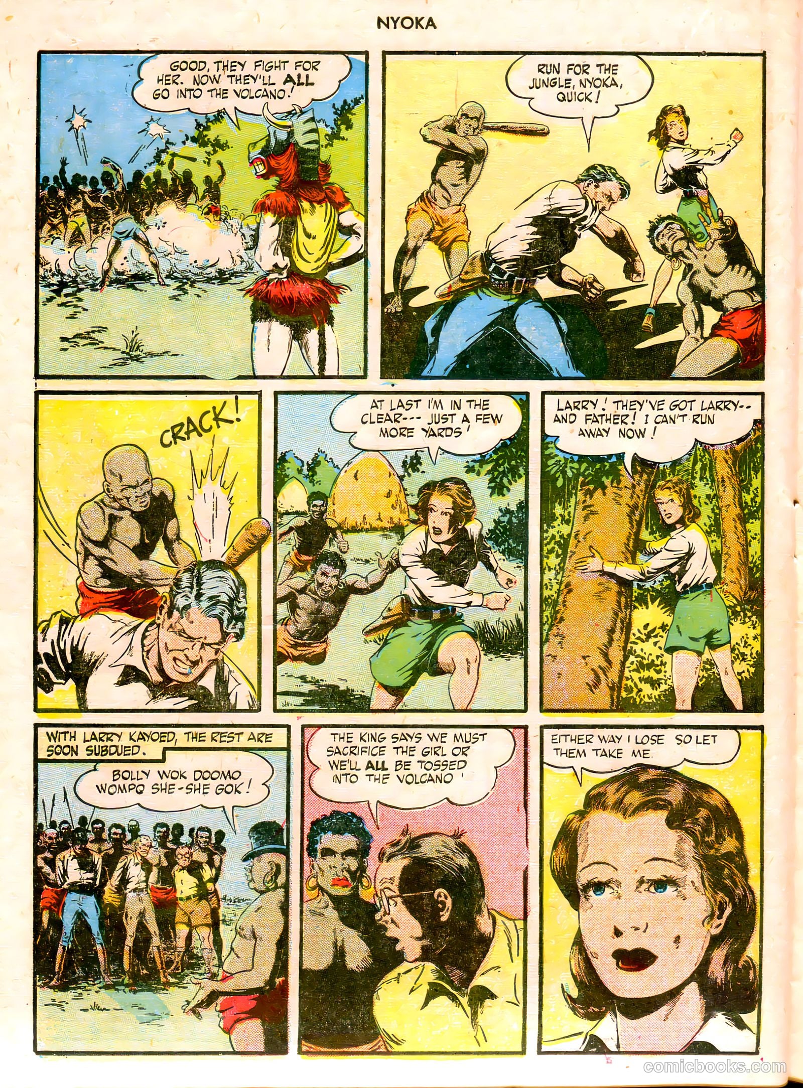 Nyoka the Jungle Girl #3 (1946) — page 22 of 36