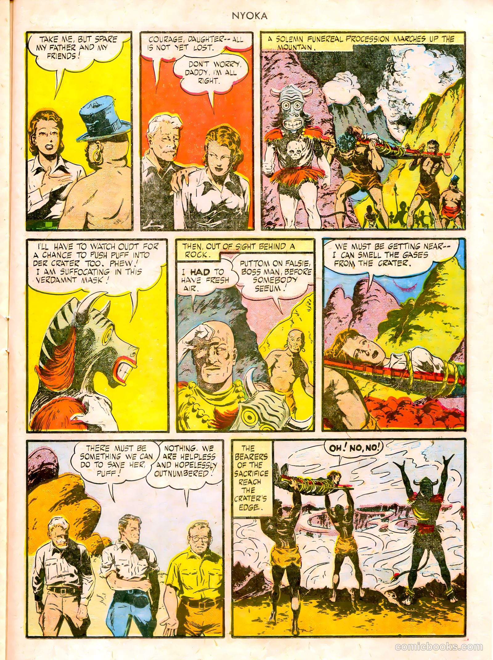 Nyoka the Jungle Girl #3 (1946) — page 23 of 36