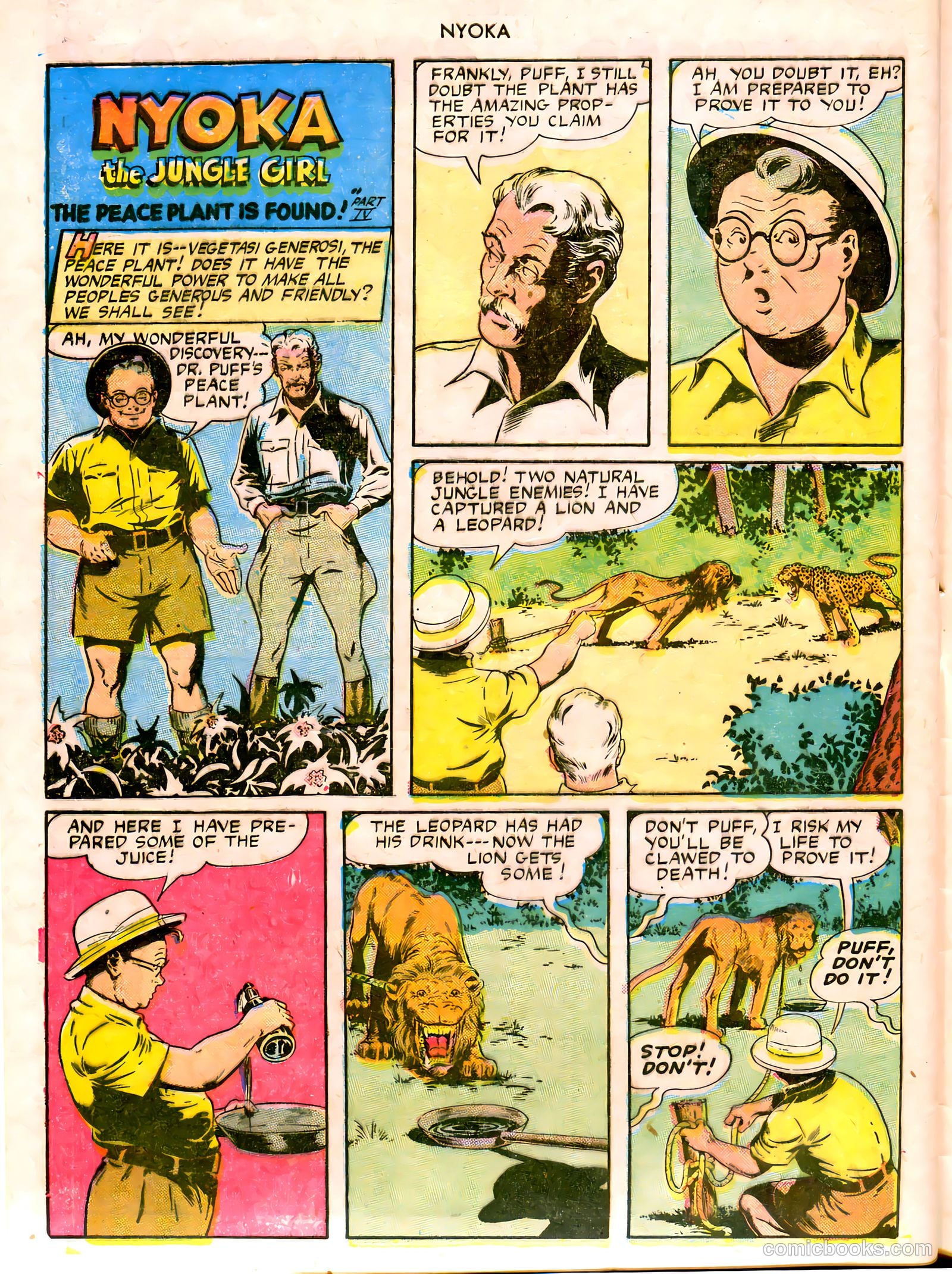 Nyoka the Jungle Girl #3 (1946) — page 28 of 36
