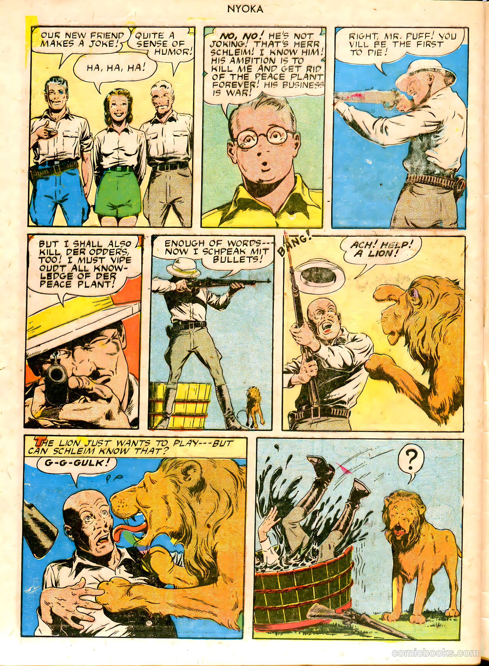 Nyoka the Jungle Girl #3 (1946) — page 32 of 36
