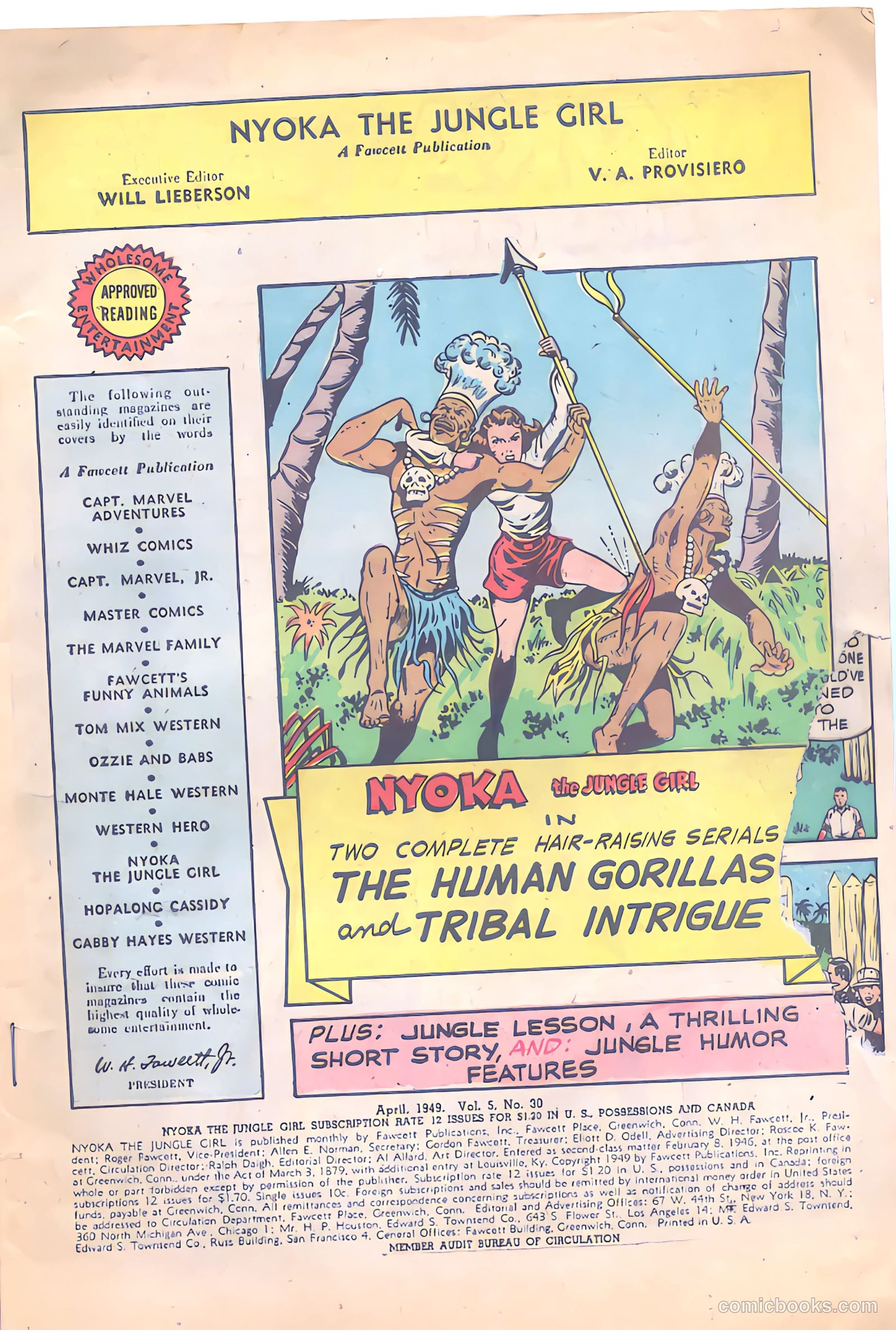 Nyoka the Jungle Girl #30 (1949) — page 3 of 52