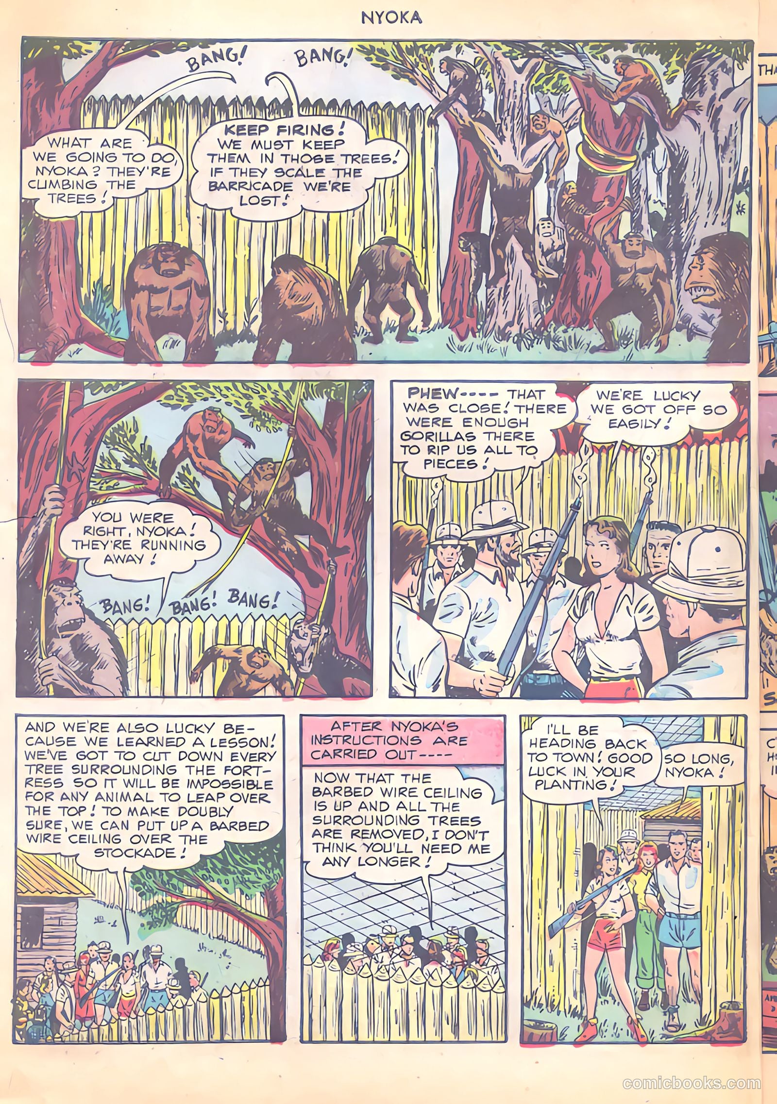 Nyoka the Jungle Girl #30 (1949) — page 6 of 52