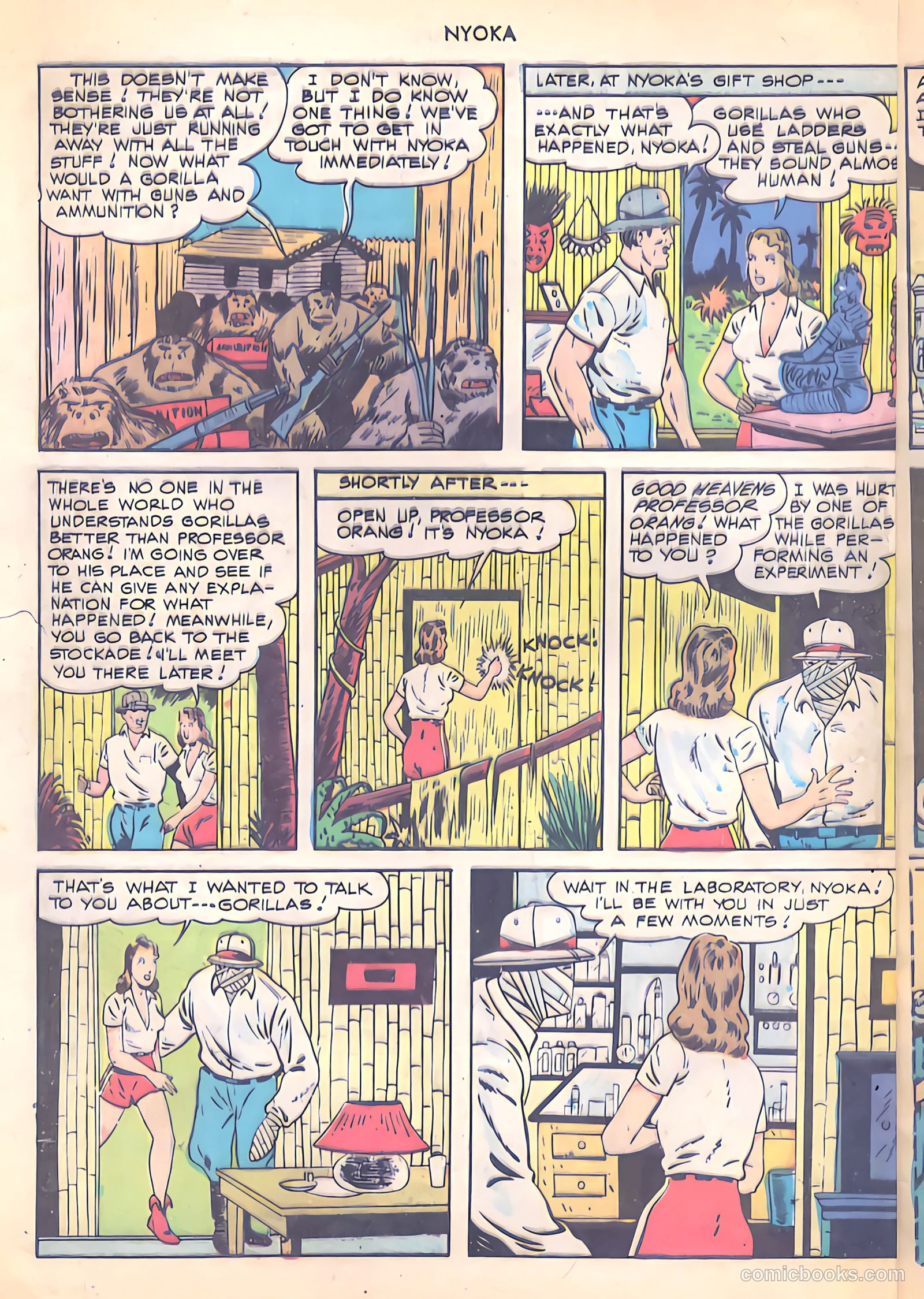 Nyoka the Jungle Girl #30 (1949) — page 8 of 52