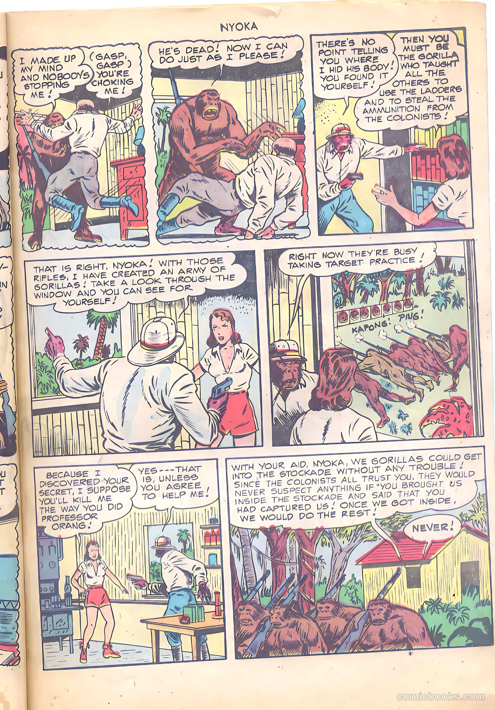 Nyoka the Jungle Girl #30 (1949) — page 15 of 52