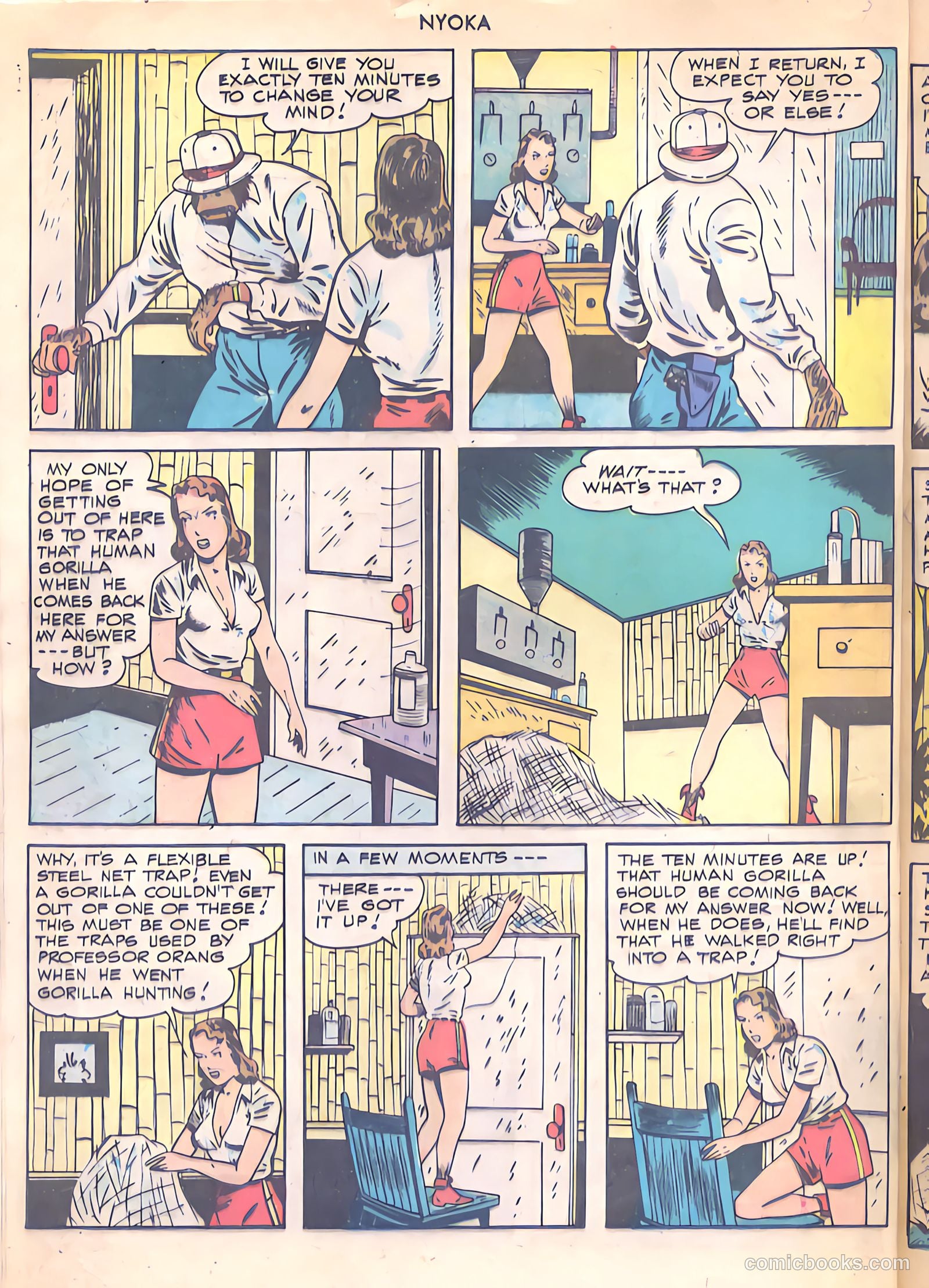Nyoka the Jungle Girl #30 (1949) — page 16 of 52