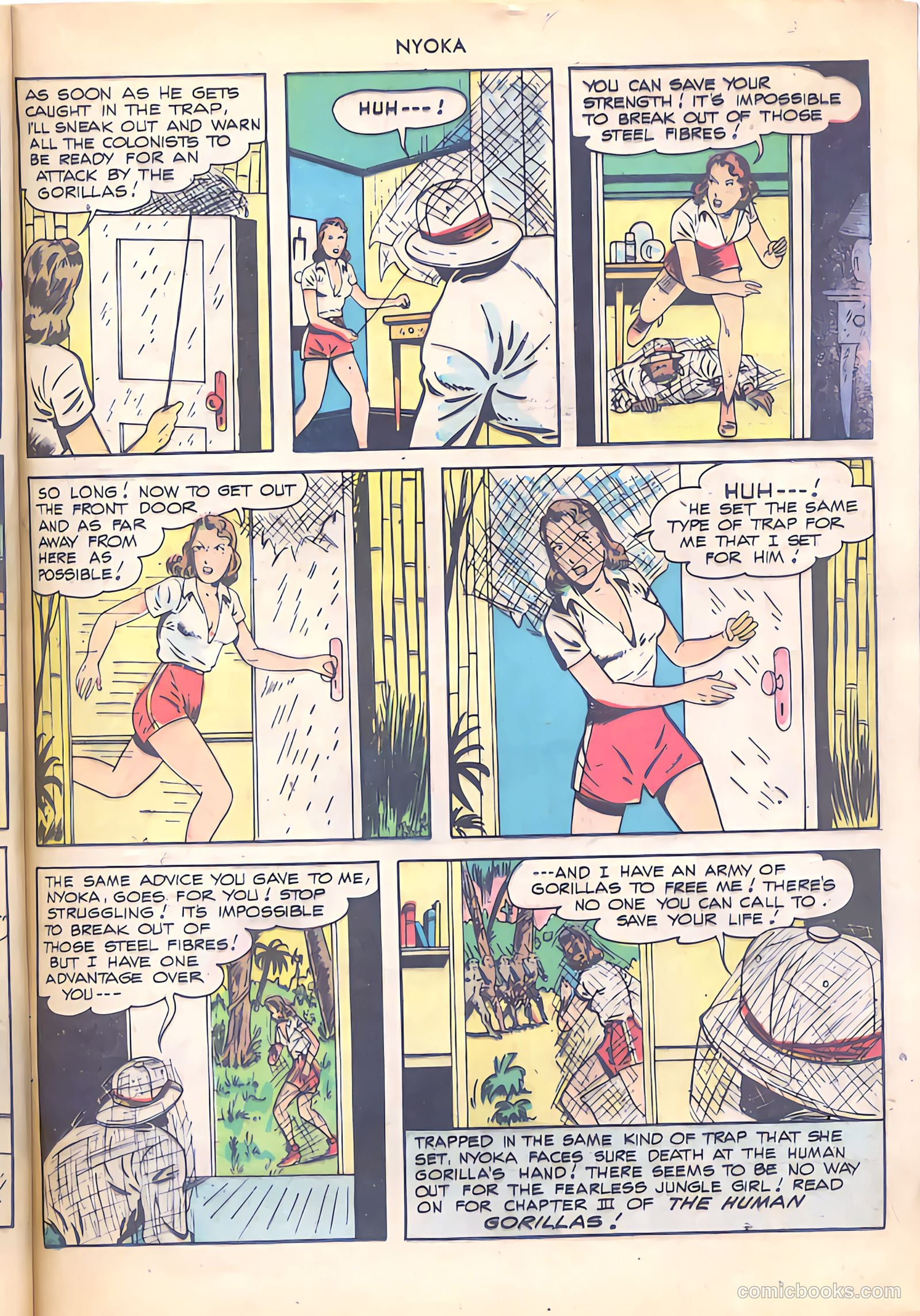 Nyoka the Jungle Girl #30 (1949) — page 17 of 52
