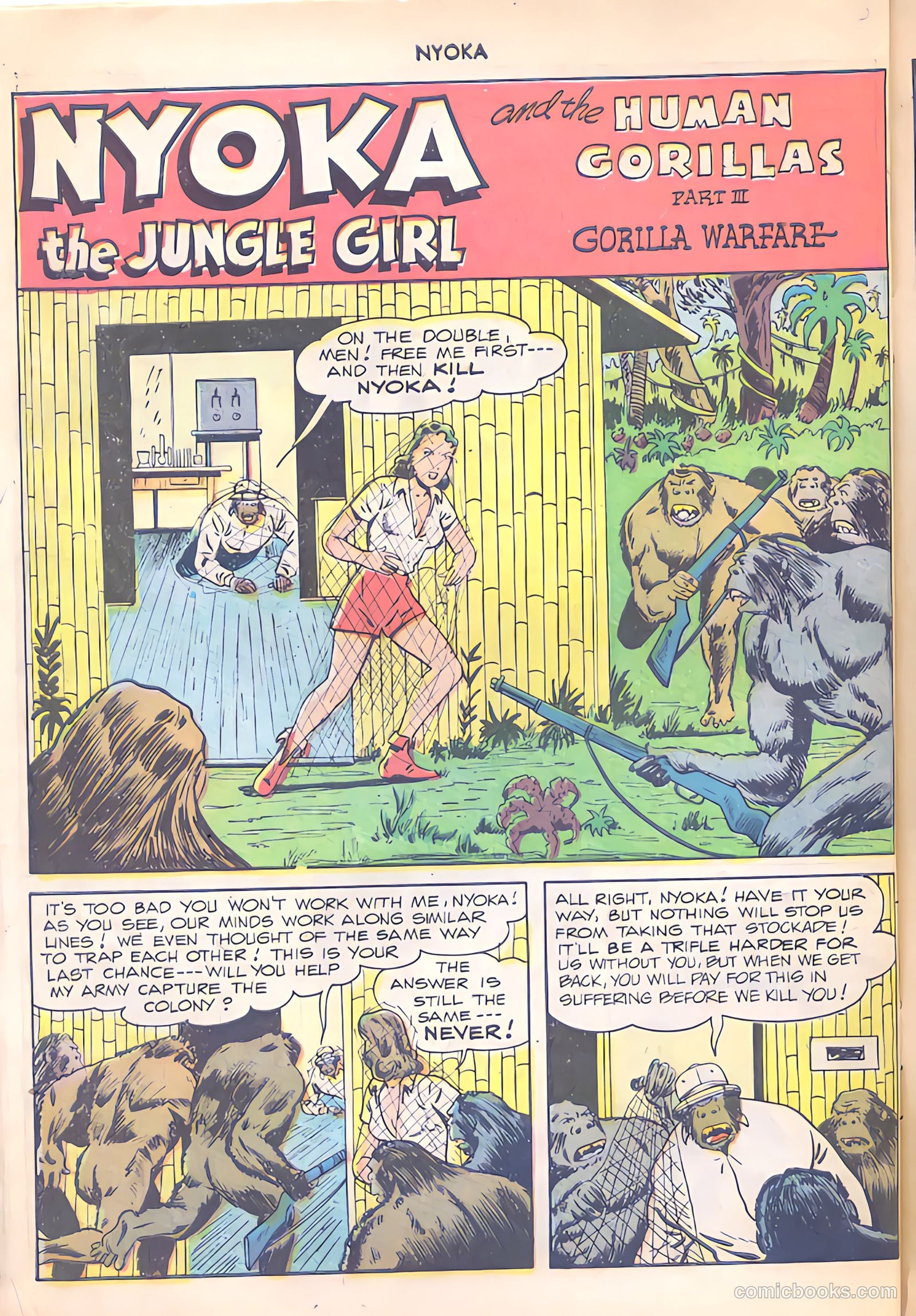 Nyoka the Jungle Girl #30 (1949) — page 22 of 52