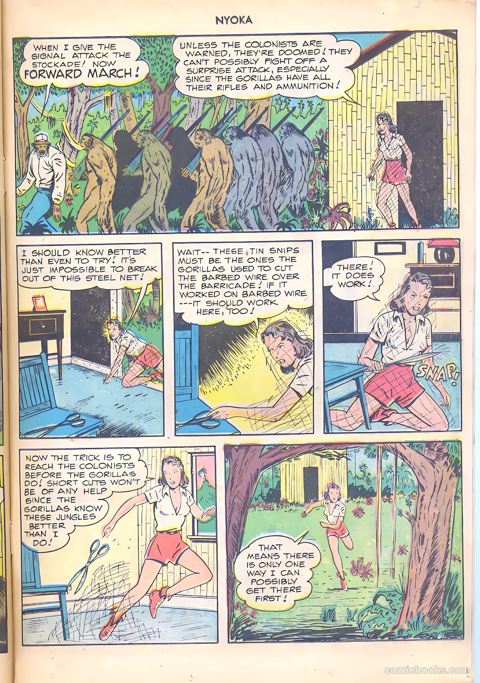 Nyoka the Jungle Girl #30 (1949) — page 23 of 52
