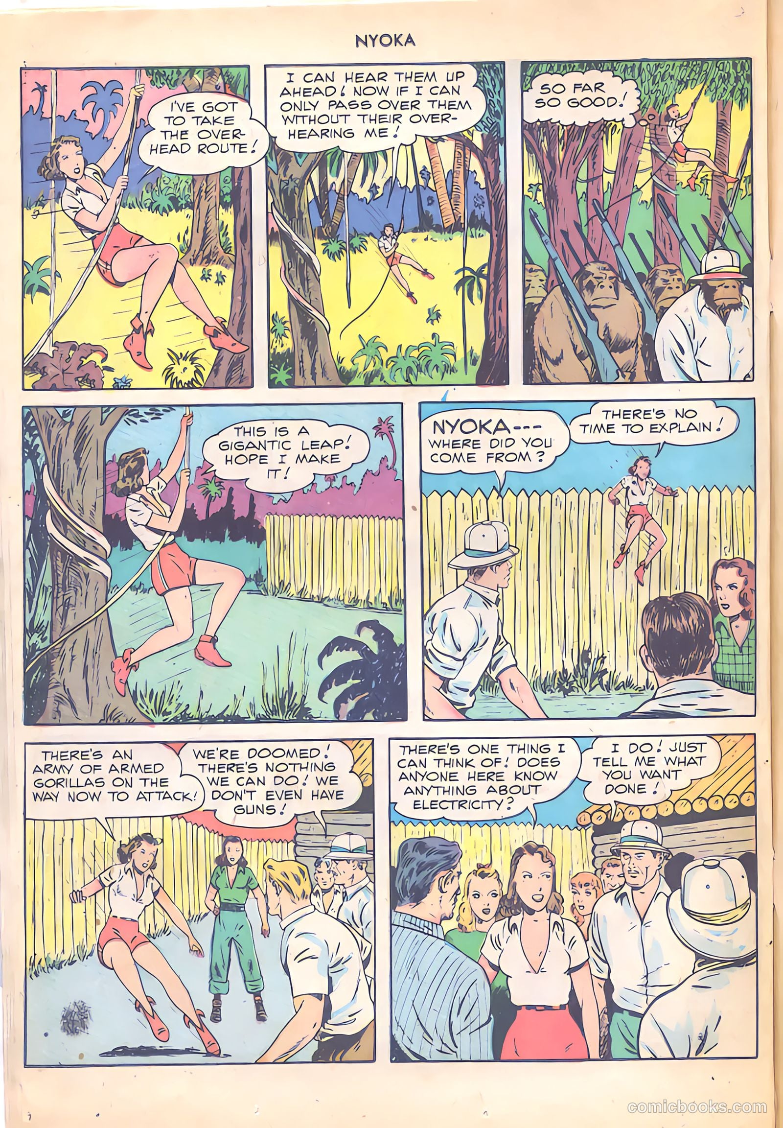 Nyoka the Jungle Girl #30 (1949) — page 24 of 52