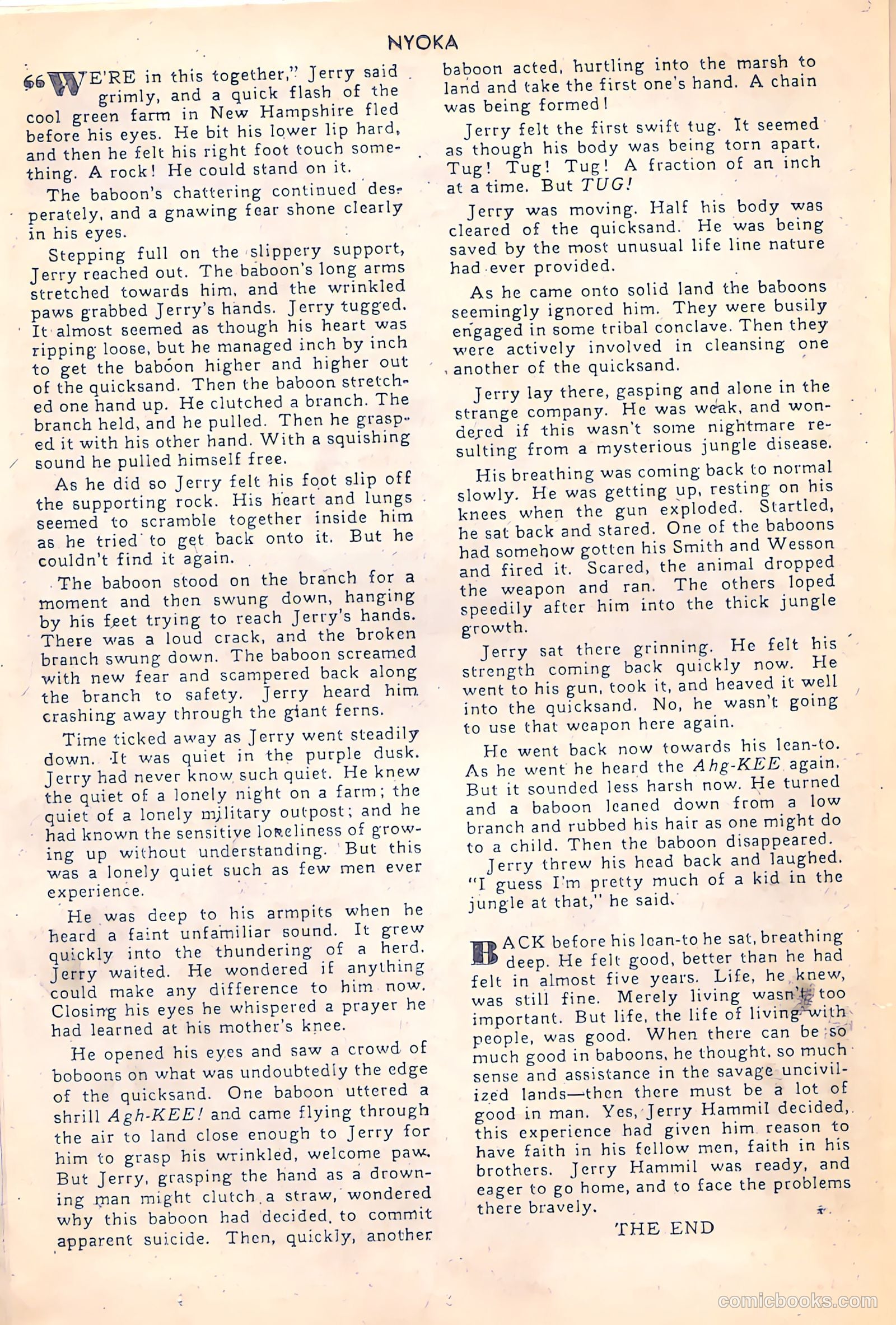 Nyoka the Jungle Girl #30 (1949) — page 30 of 52