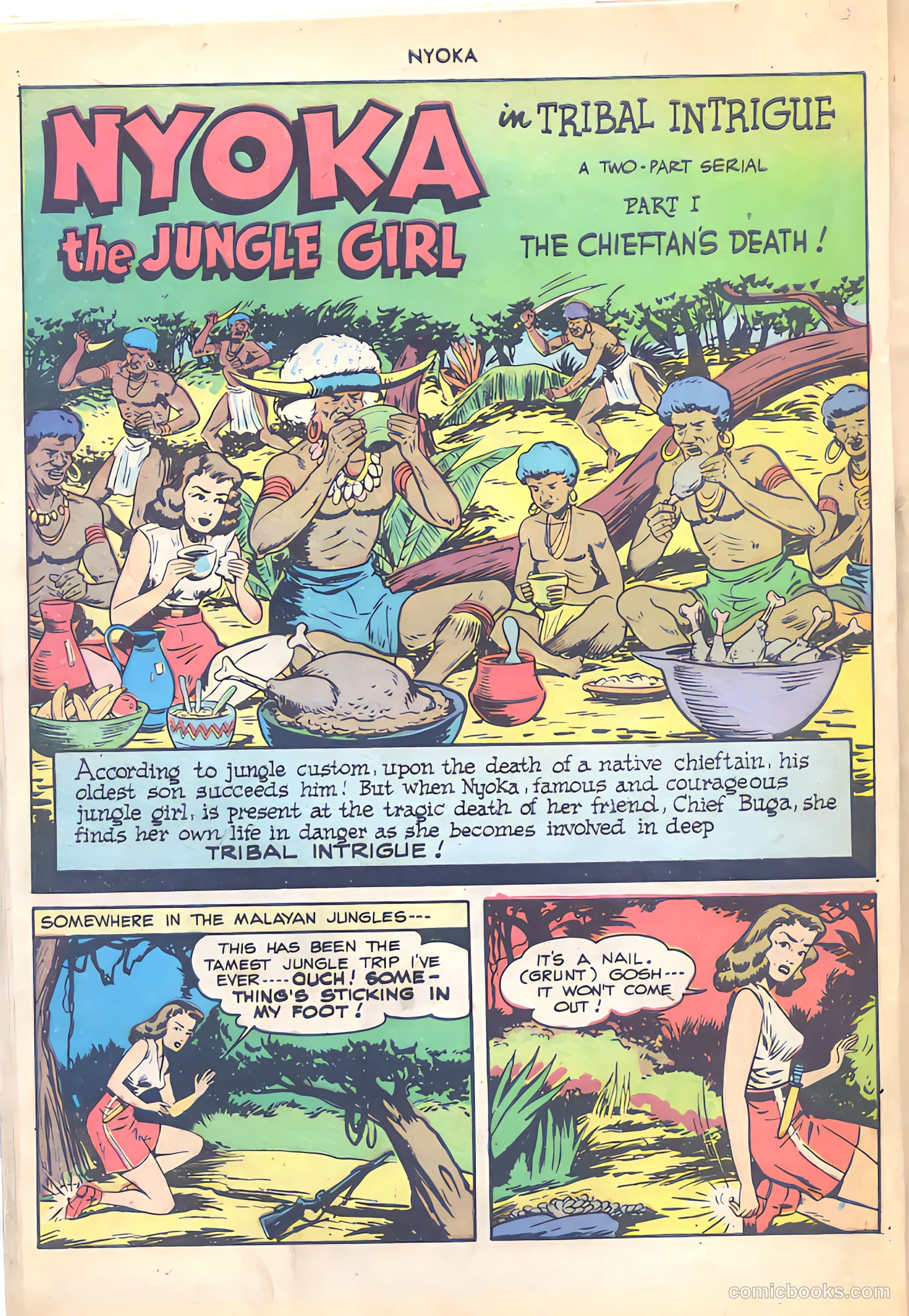Nyoka the Jungle Girl #30 (1949) — page 32 of 52