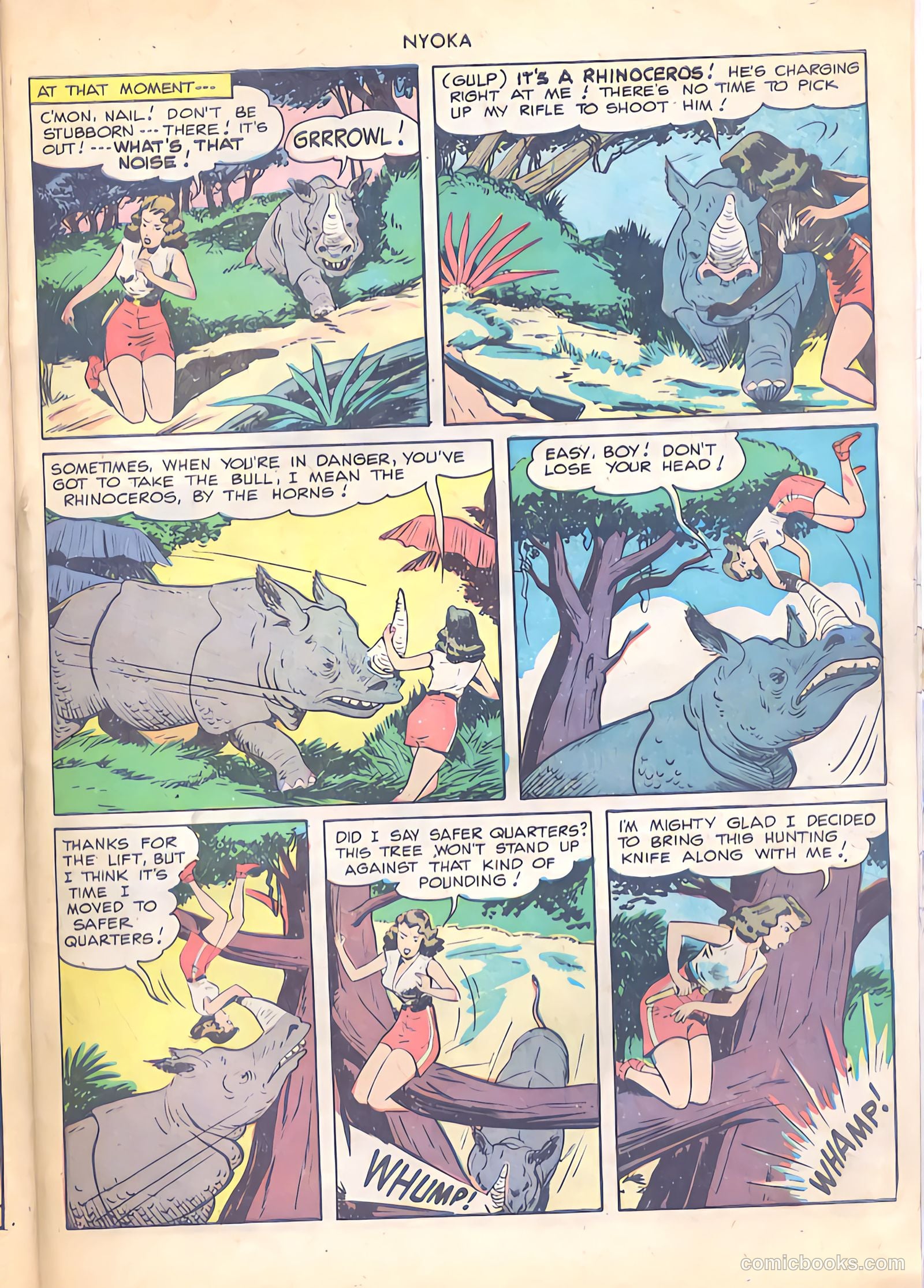 Nyoka the Jungle Girl #30 (1949) — page 33 of 52