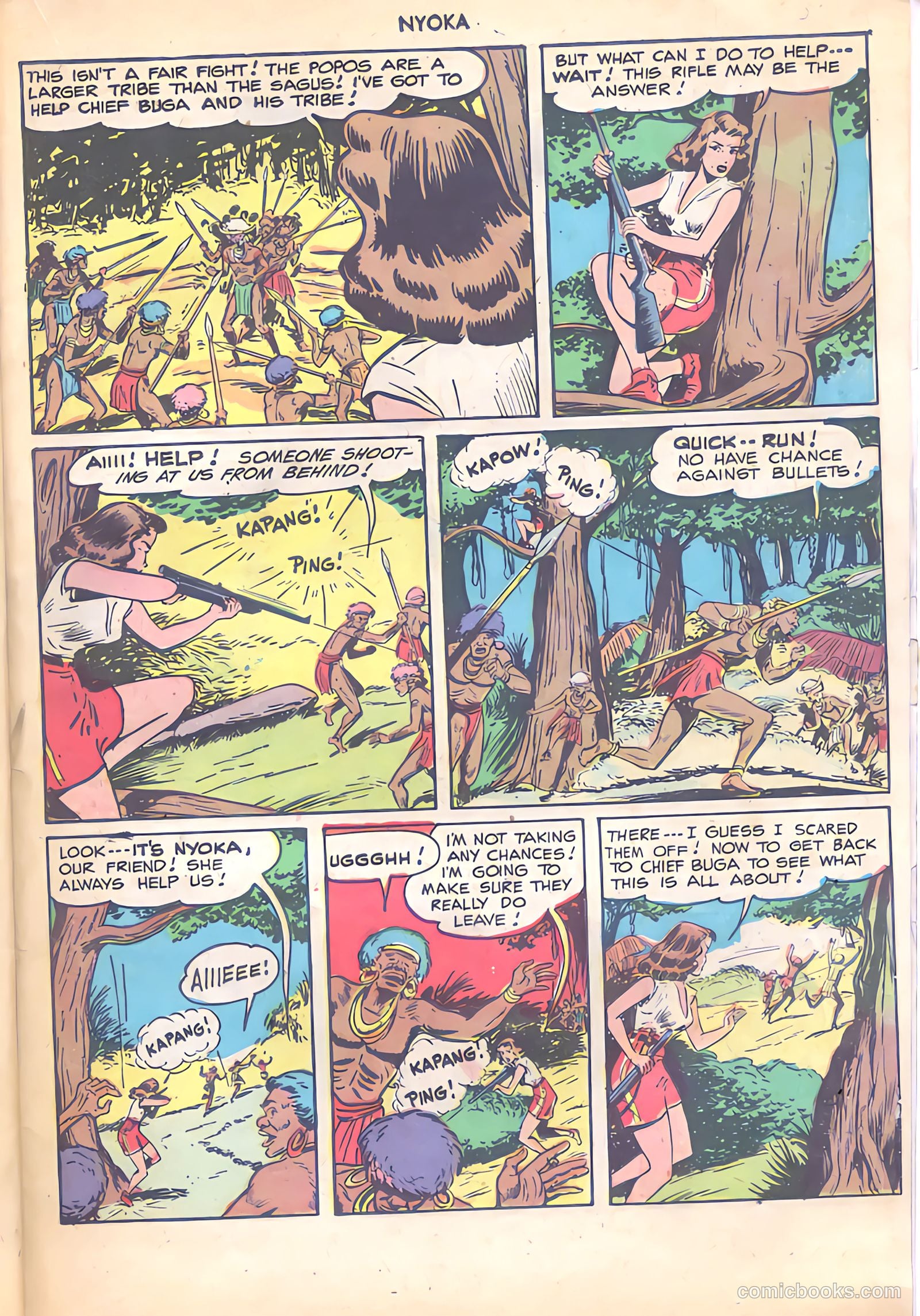 Nyoka the Jungle Girl #30 (1949) — page 35 of 52