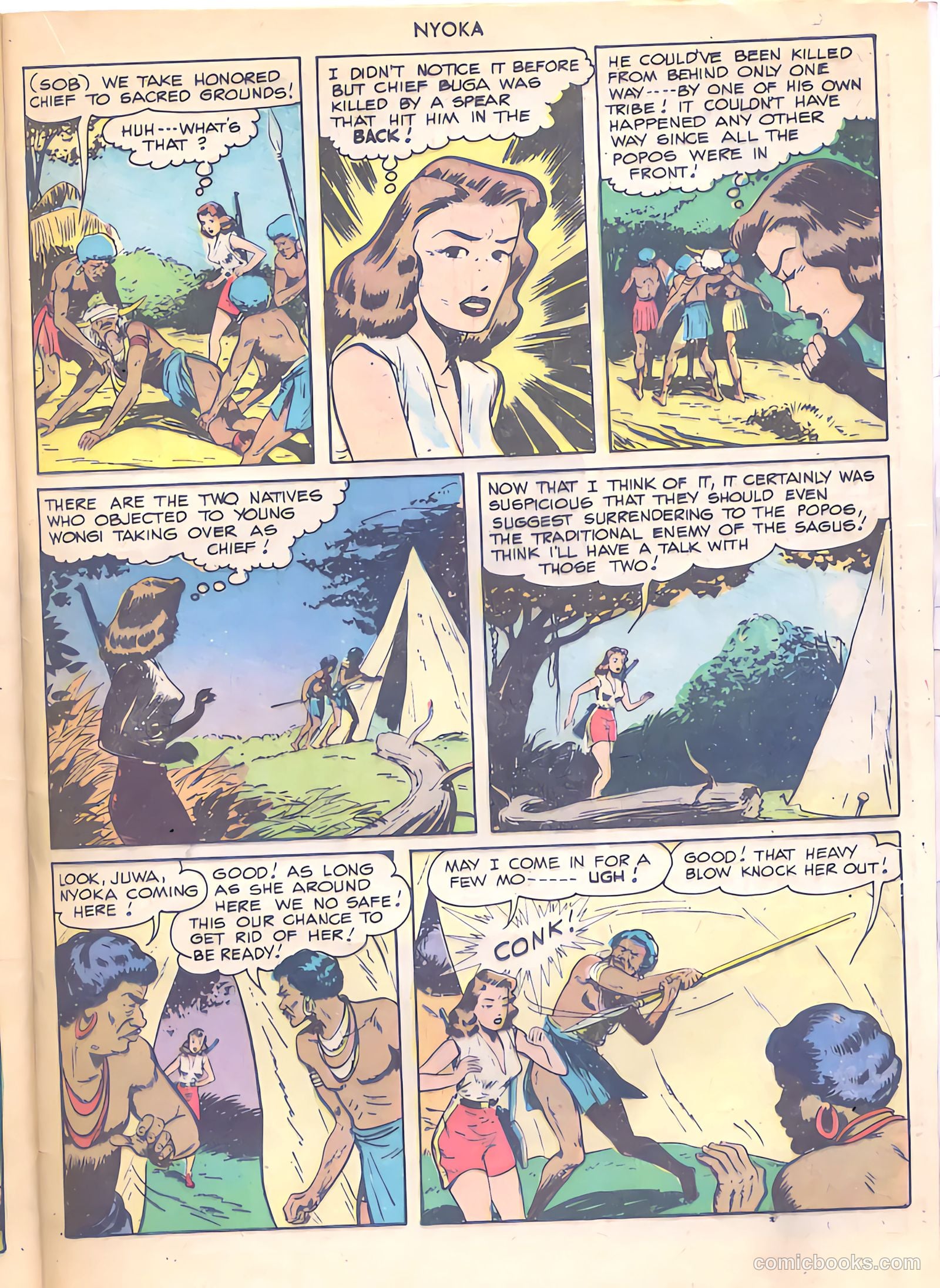 Nyoka the Jungle Girl #30 (1949) — page 37 of 52