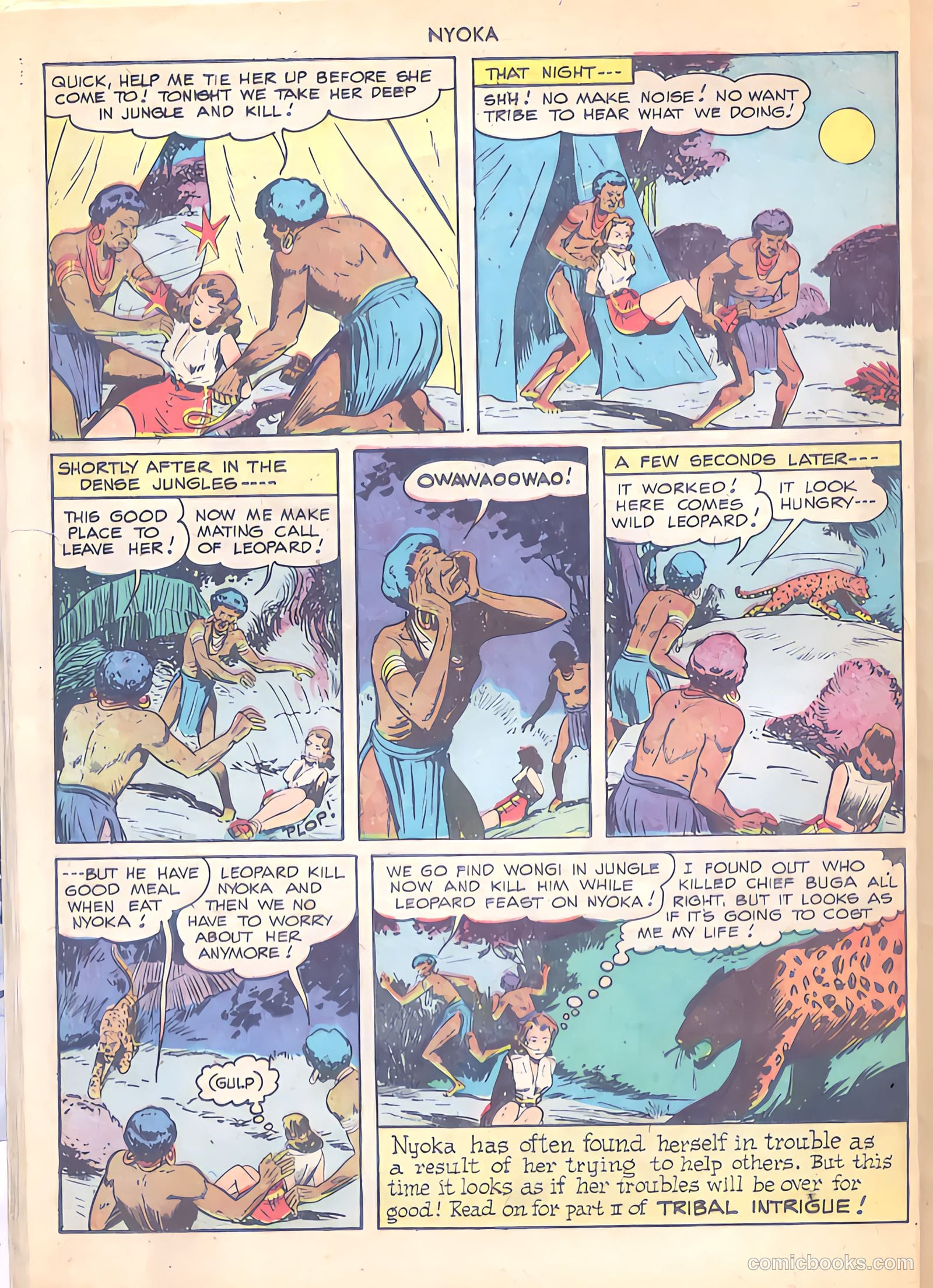 Nyoka the Jungle Girl #30 (1949) — page 38 of 52