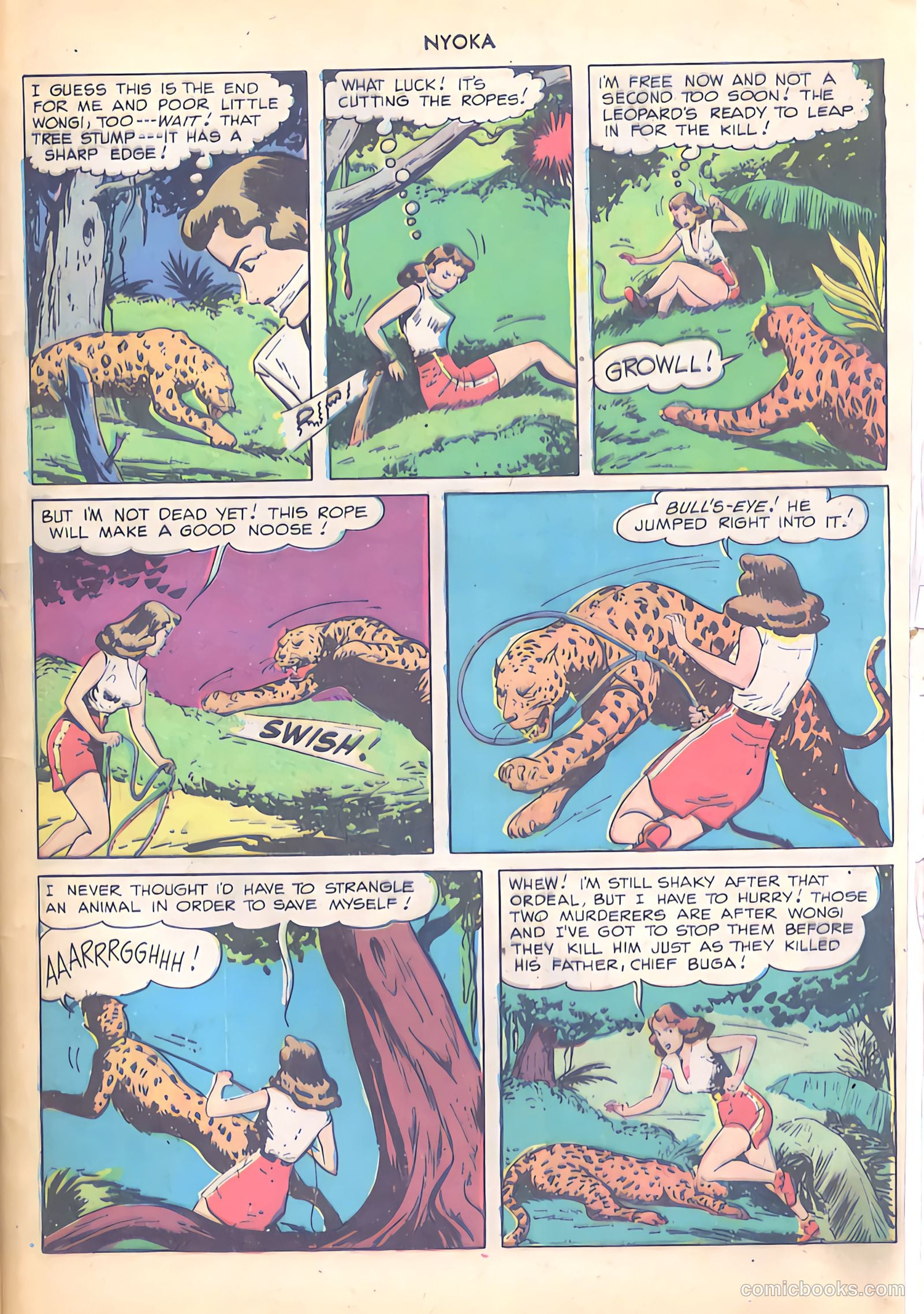 Nyoka the Jungle Girl #30 (1949) — page 45 of 52