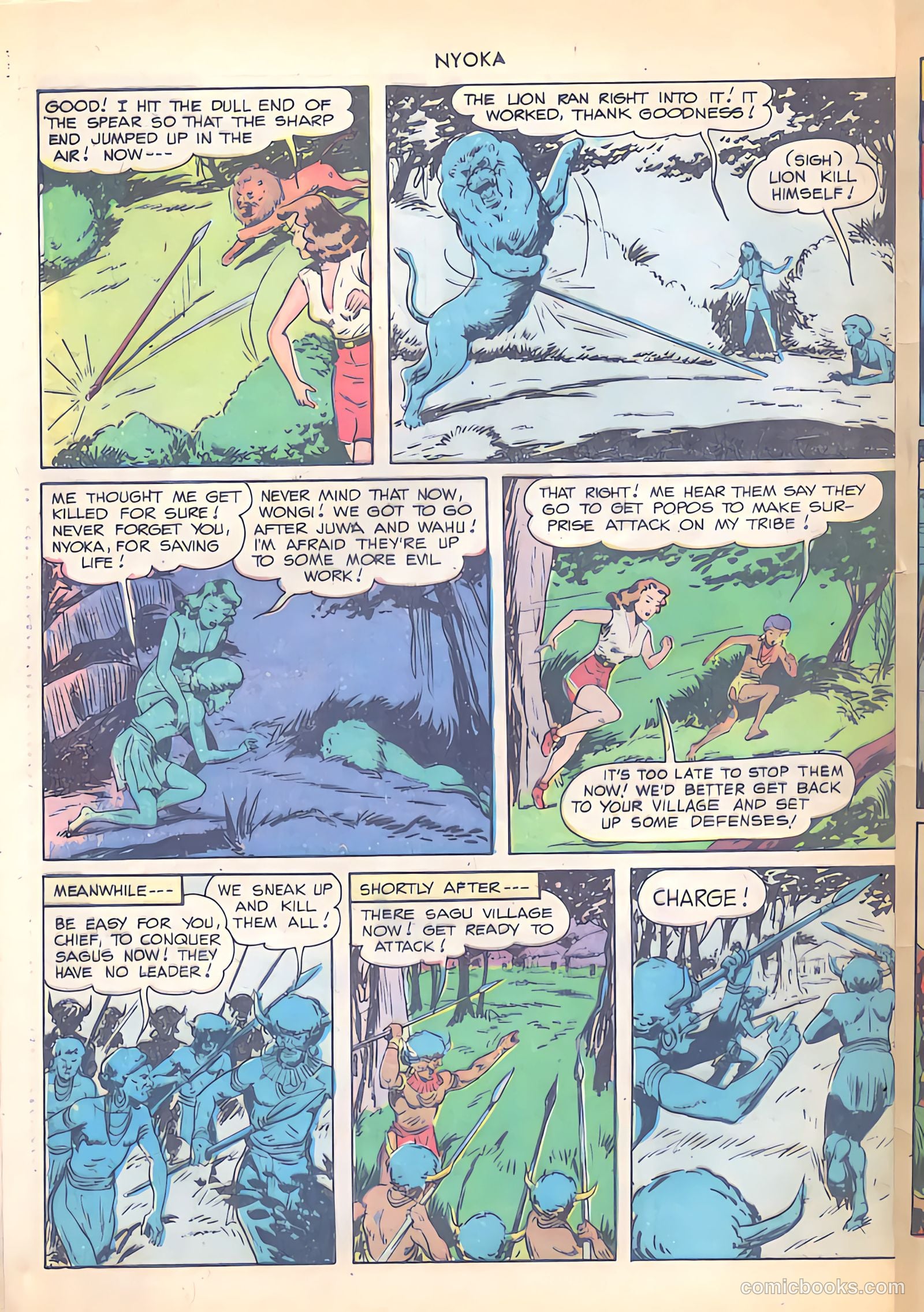 Nyoka the Jungle Girl #30 (1949) — page 48 of 52