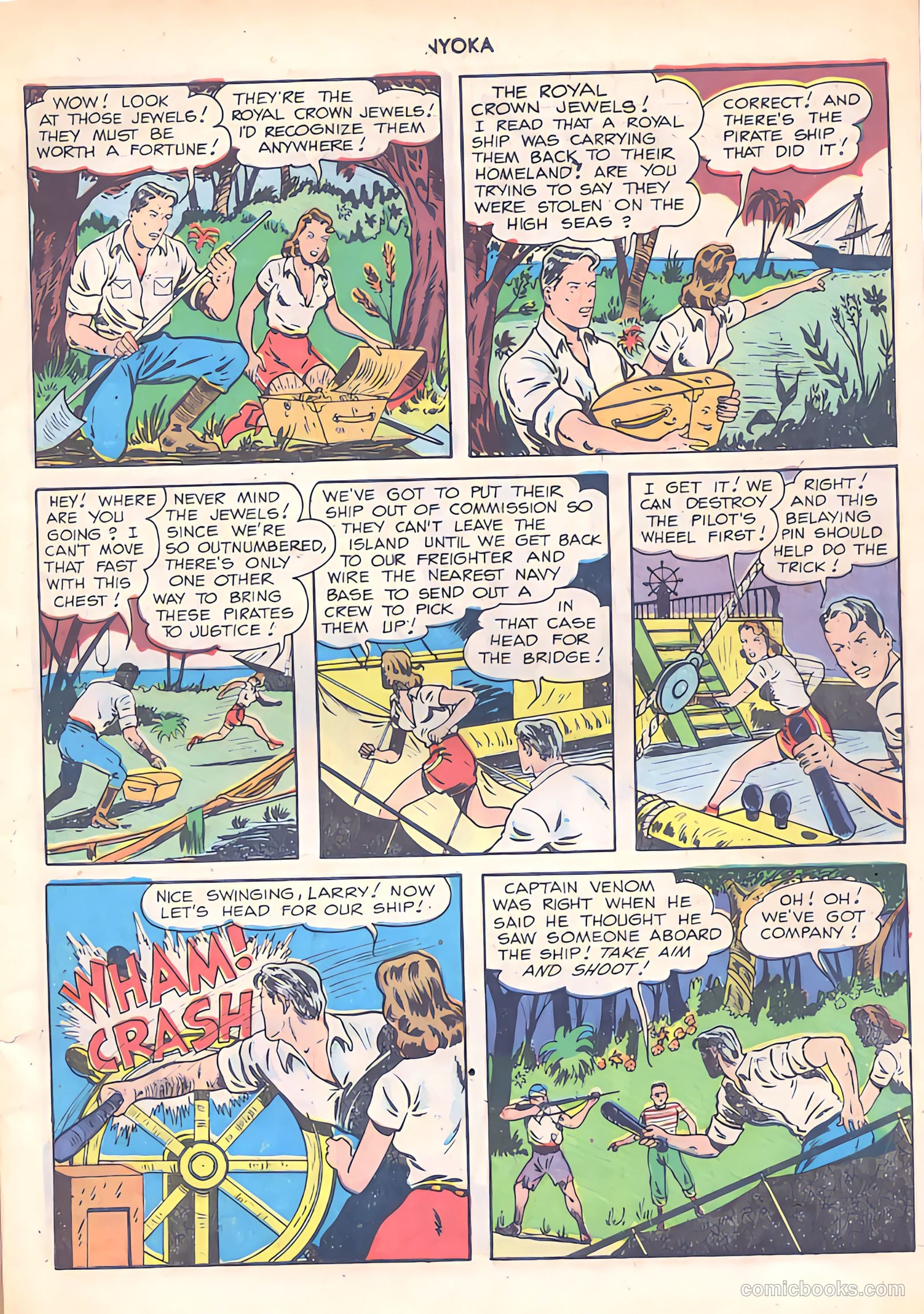 Nyoka the Jungle Girl #31 (1949) — page 7 of 52