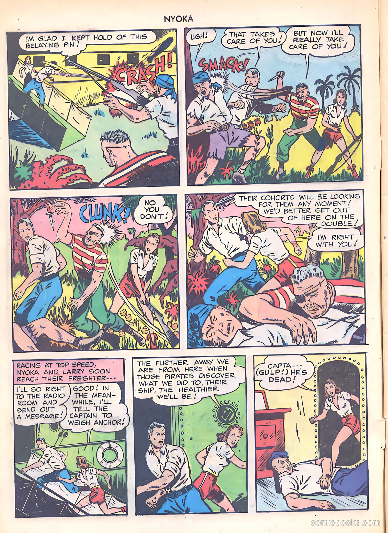 Nyoka the Jungle Girl #31 (1949) — page 8 of 52