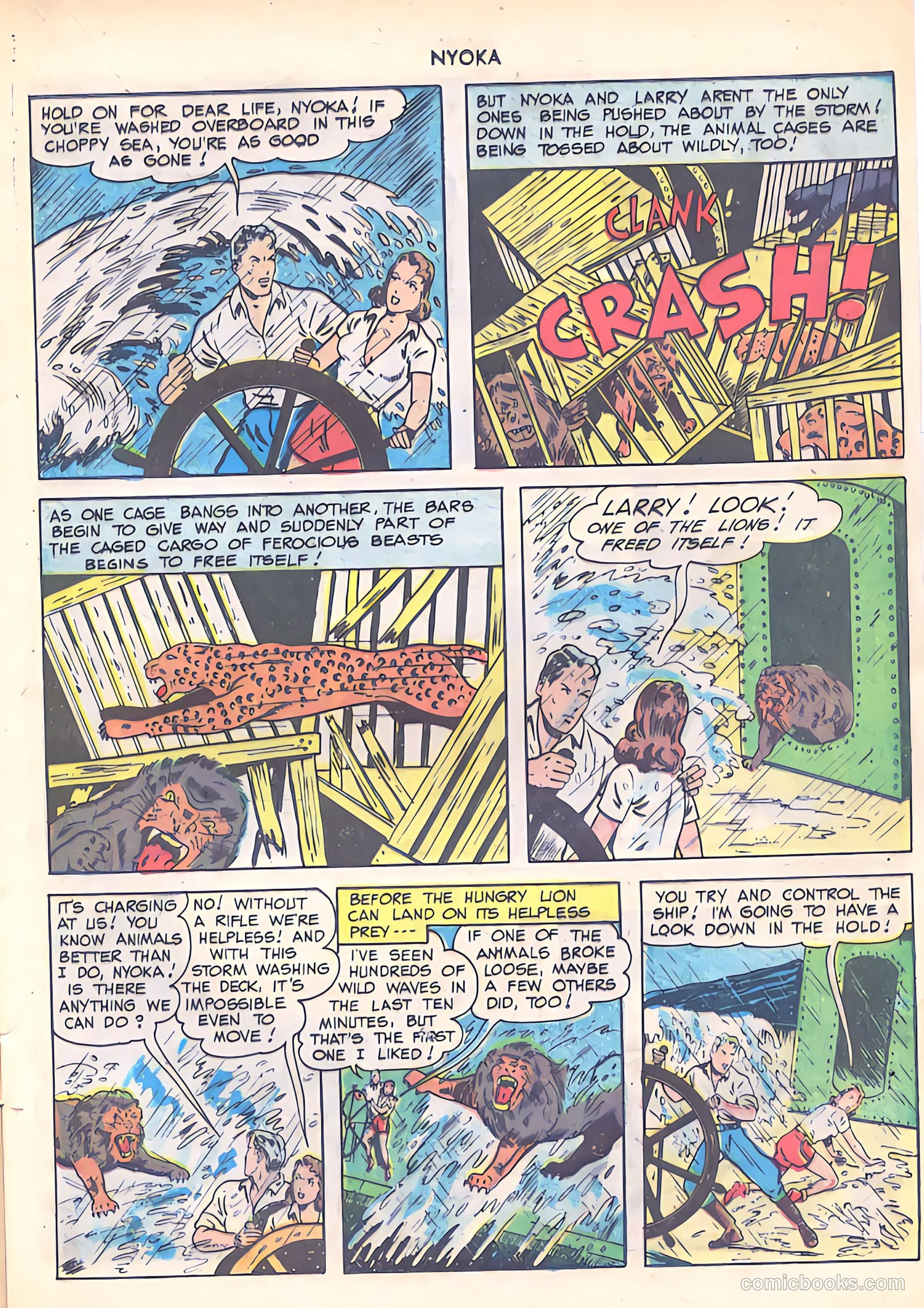 Nyoka the Jungle Girl #31 (1949) — page 17 of 52
