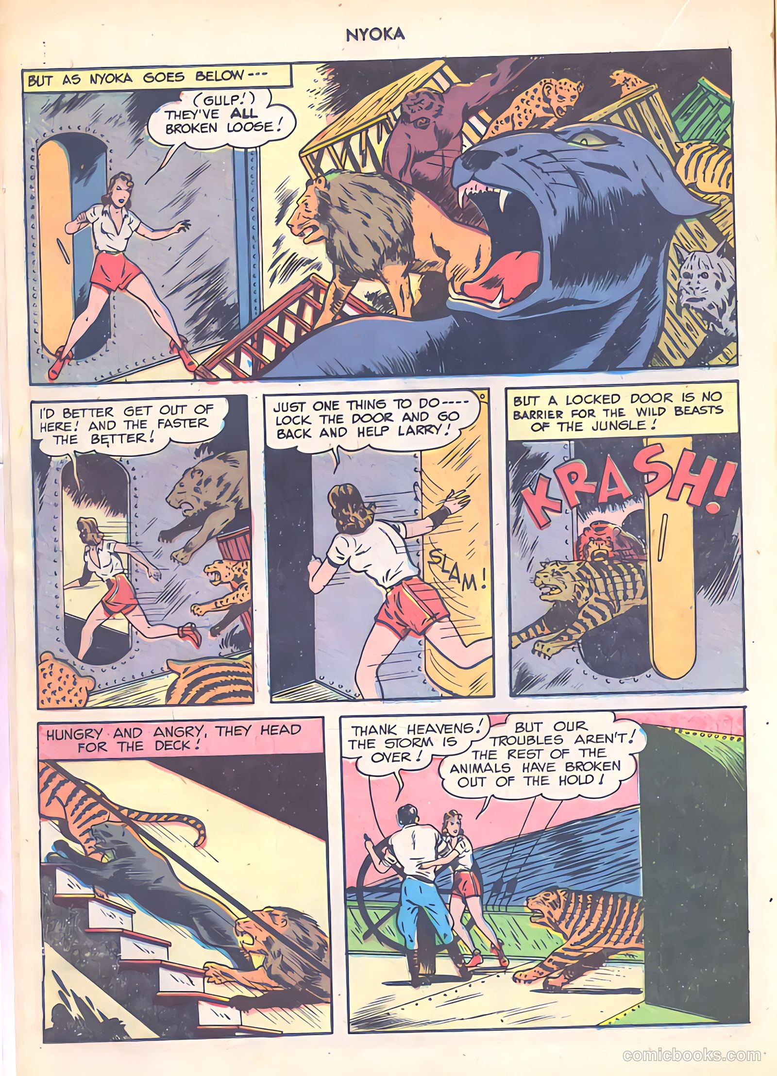 Nyoka the Jungle Girl #31 (1949) — page 18 of 52